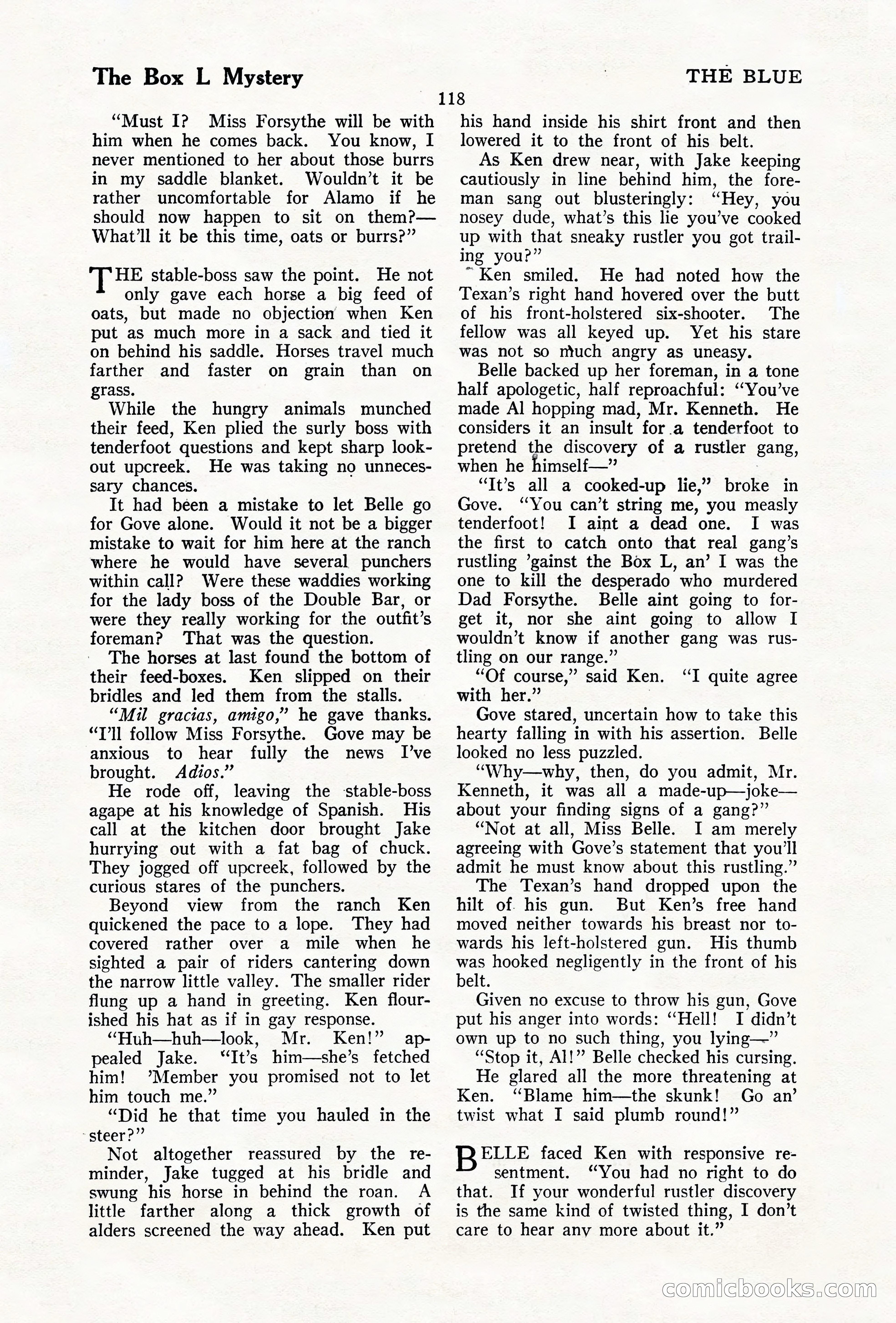 The Illustrated Blue Book Magazine, December 1927 — page 120 of 208