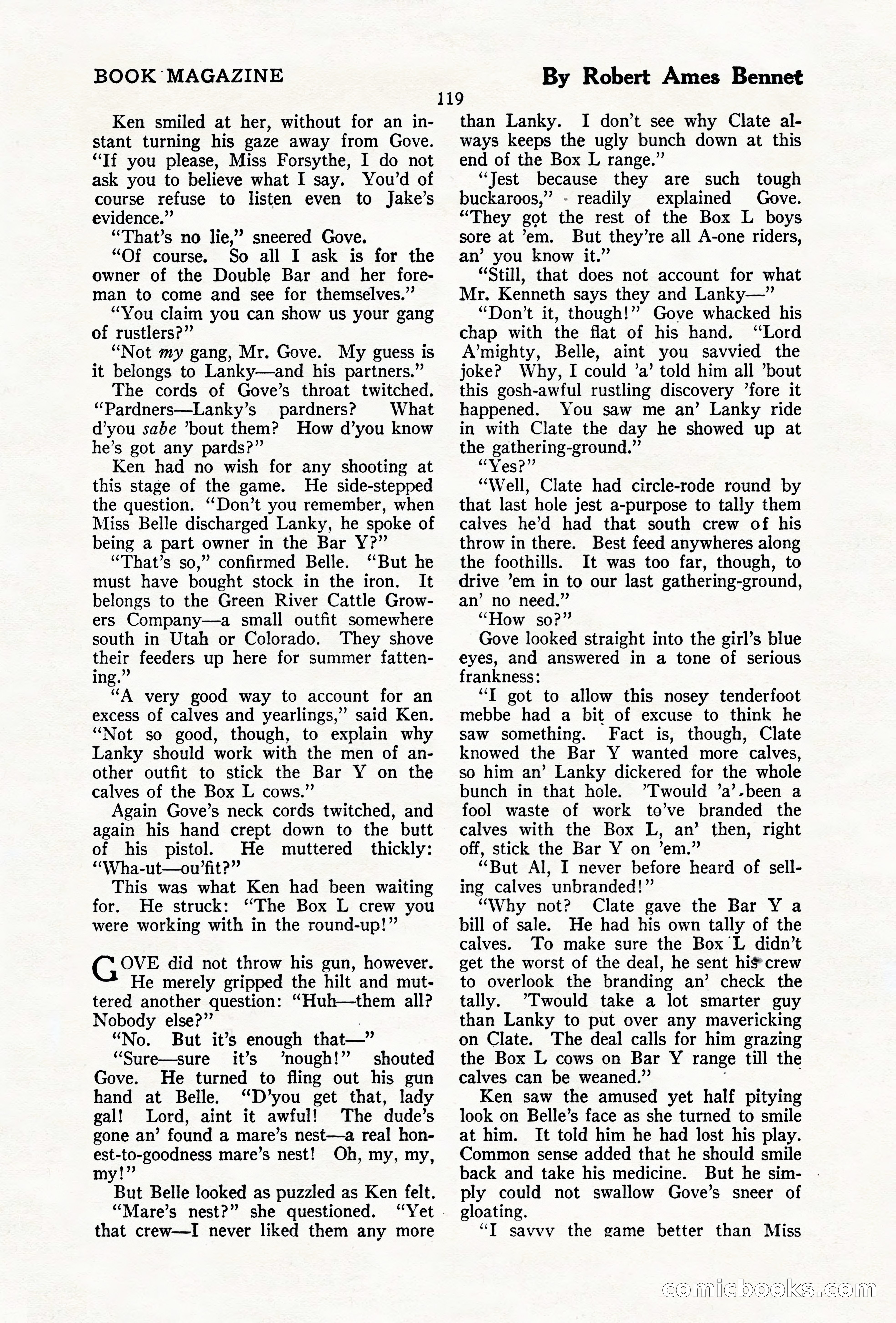 The Illustrated Blue Book Magazine, December 1927 — page 121 of 208