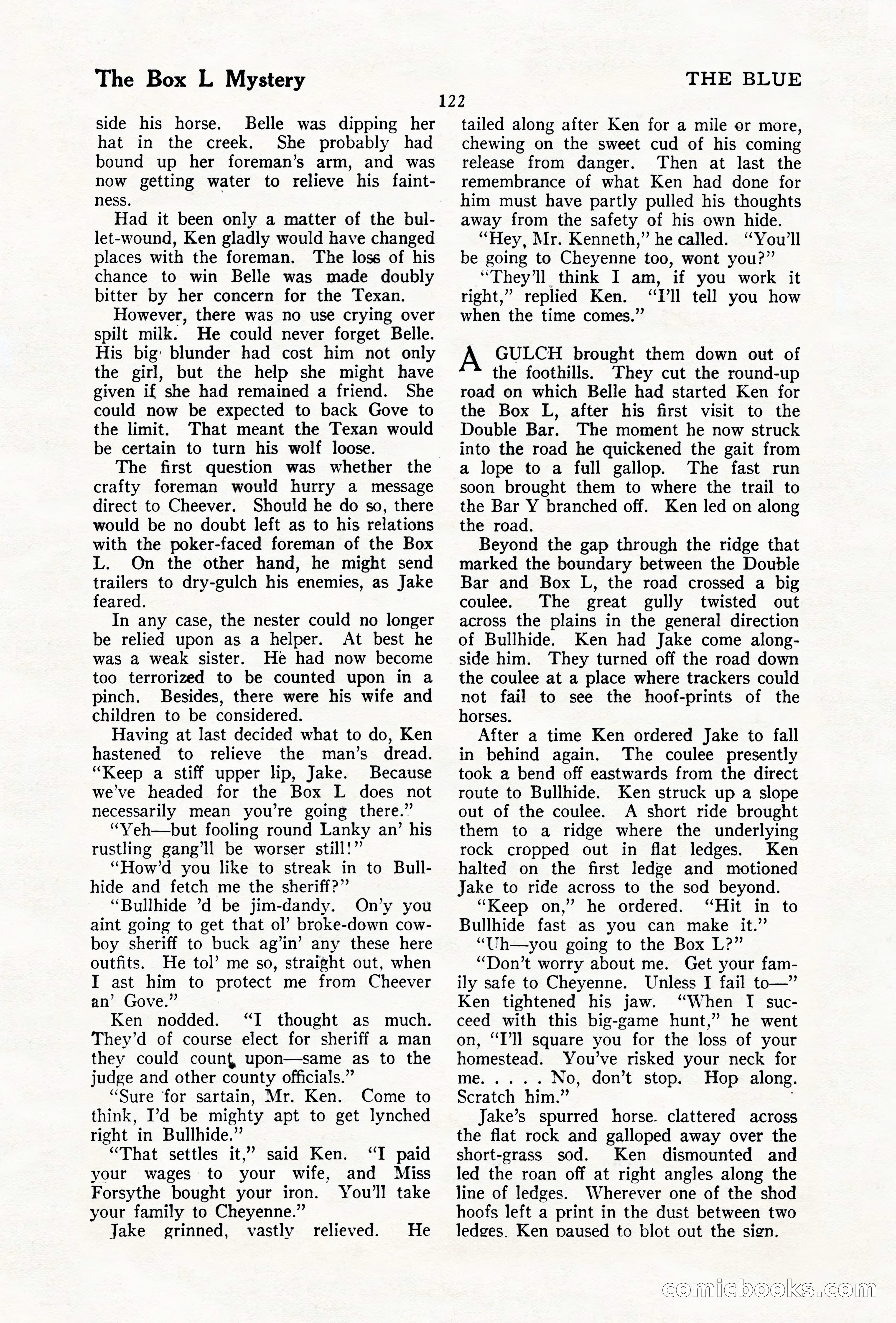 The Illustrated Blue Book Magazine, December 1927 — page 124 of 208