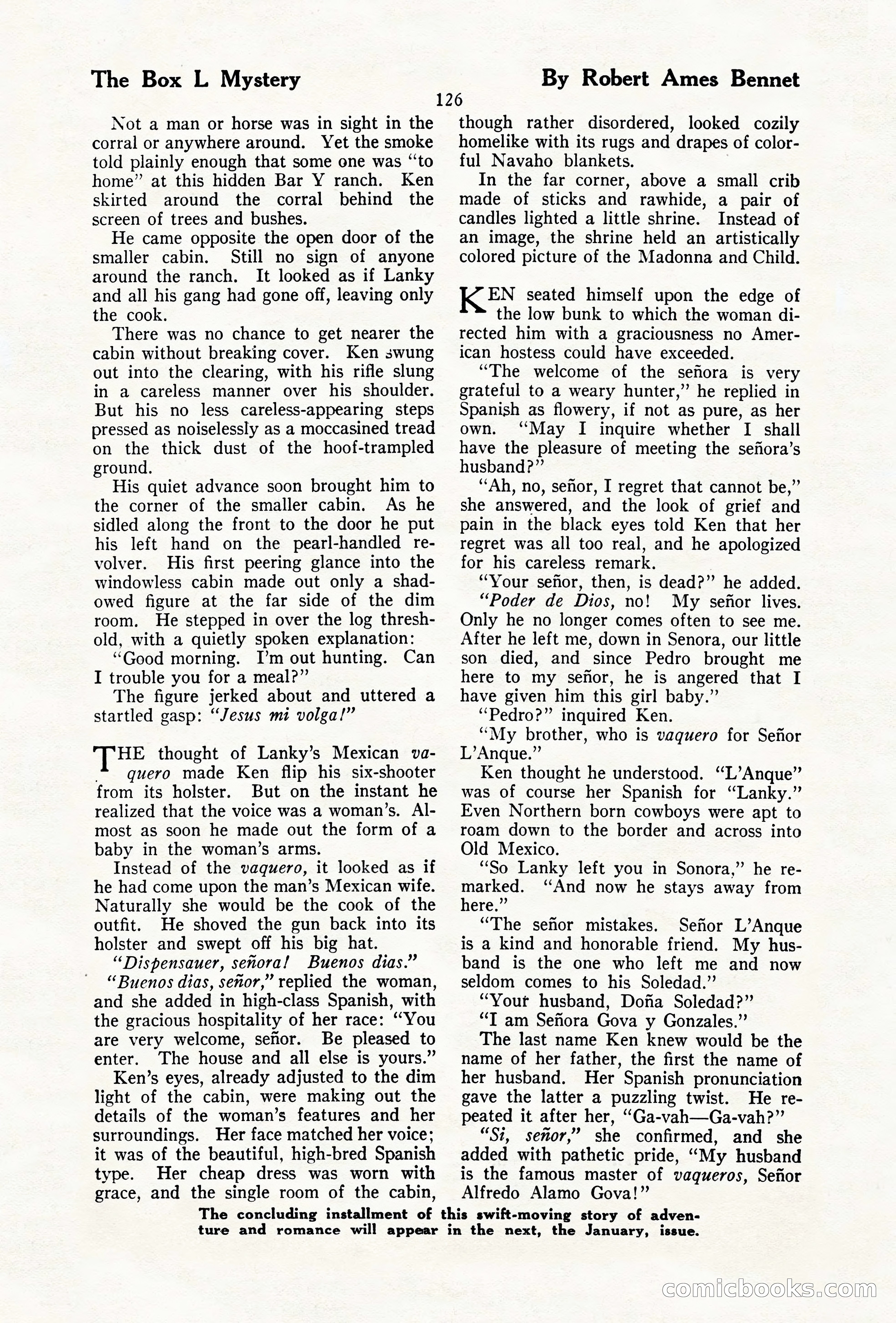 The Illustrated Blue Book Magazine, December 1927 — page 128 of 208