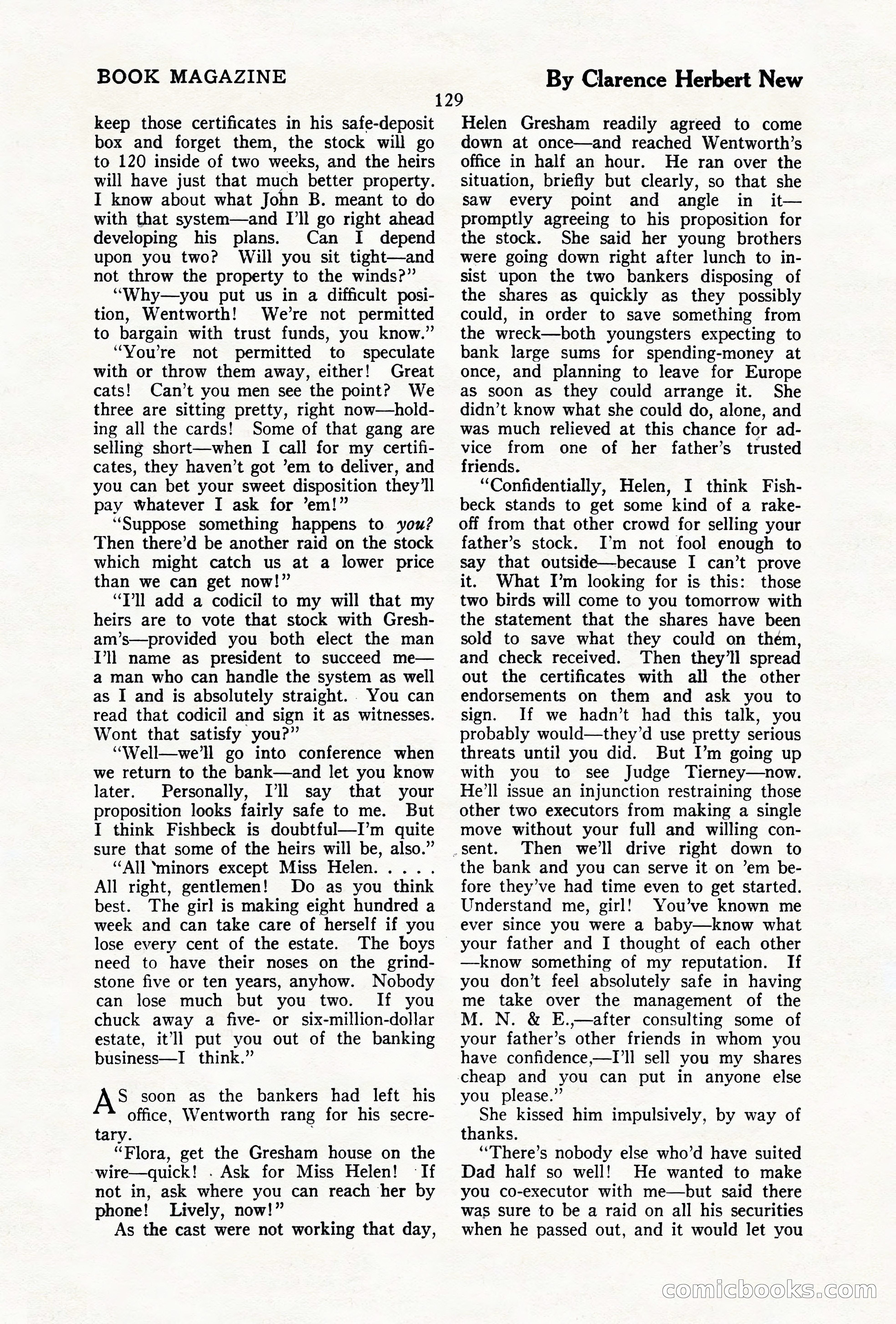 The Illustrated Blue Book Magazine, December 1927 — page 131 of 208