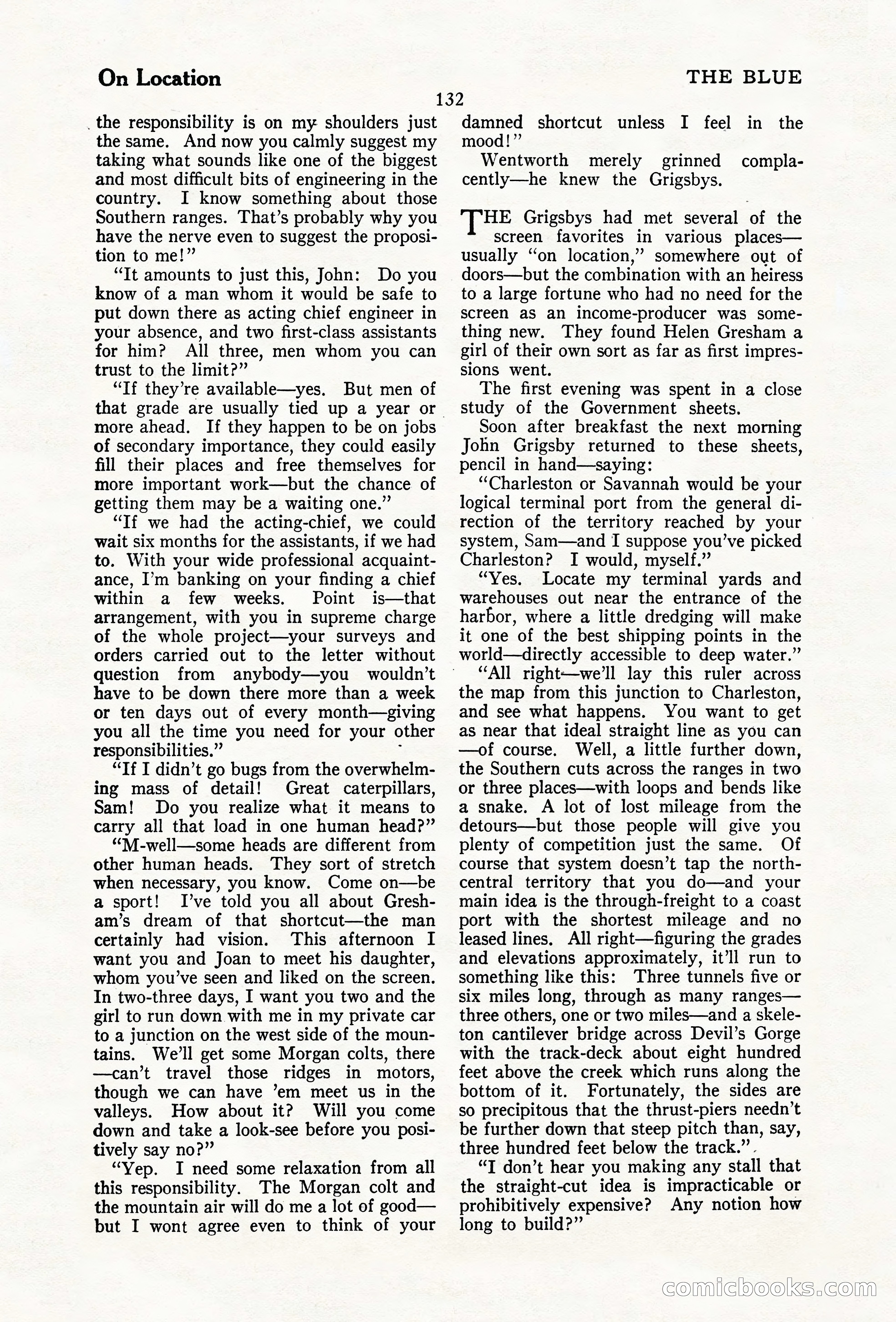 The Illustrated Blue Book Magazine, December 1927 — page 134 of 208