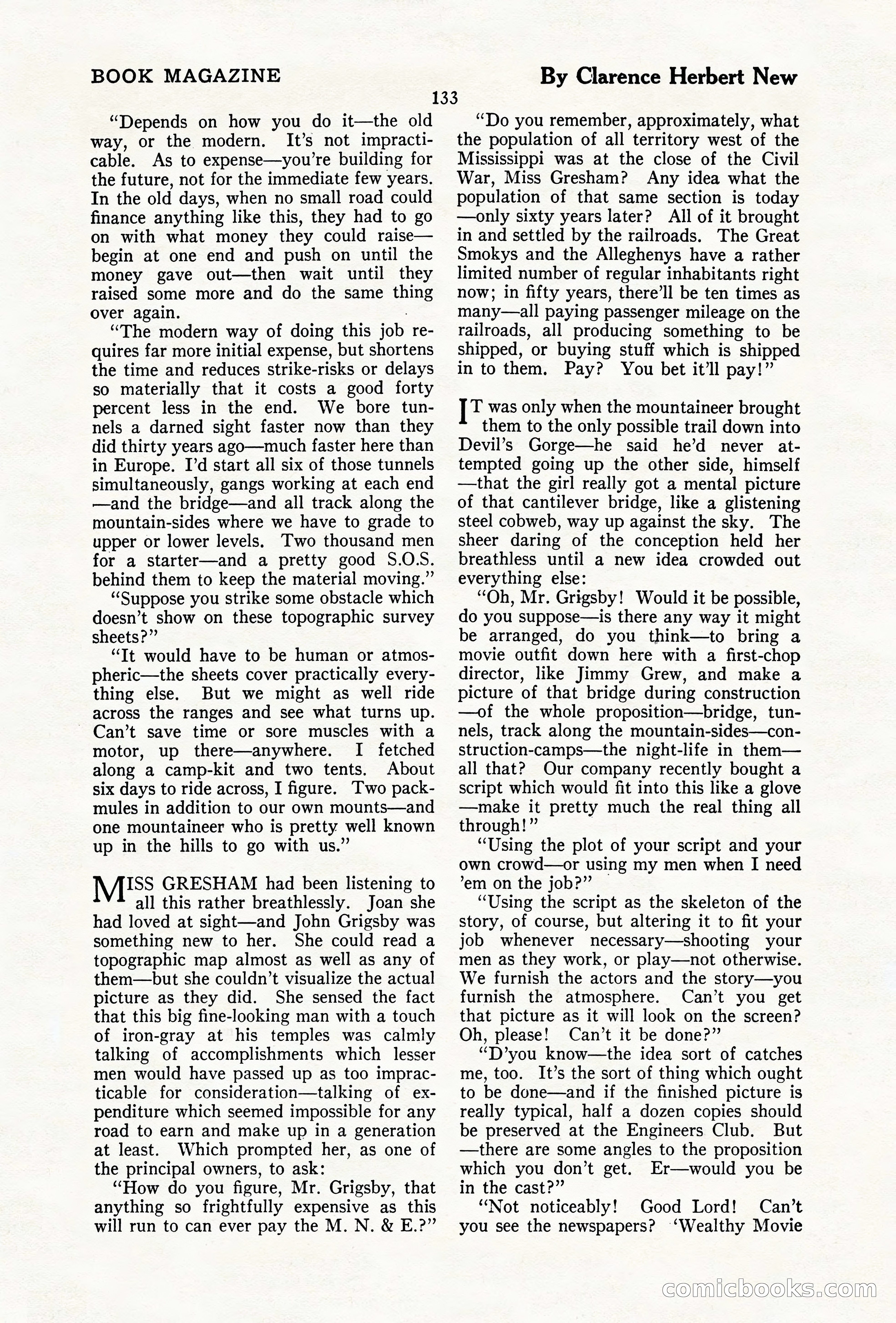 The Illustrated Blue Book Magazine, December 1927 — page 135 of 208