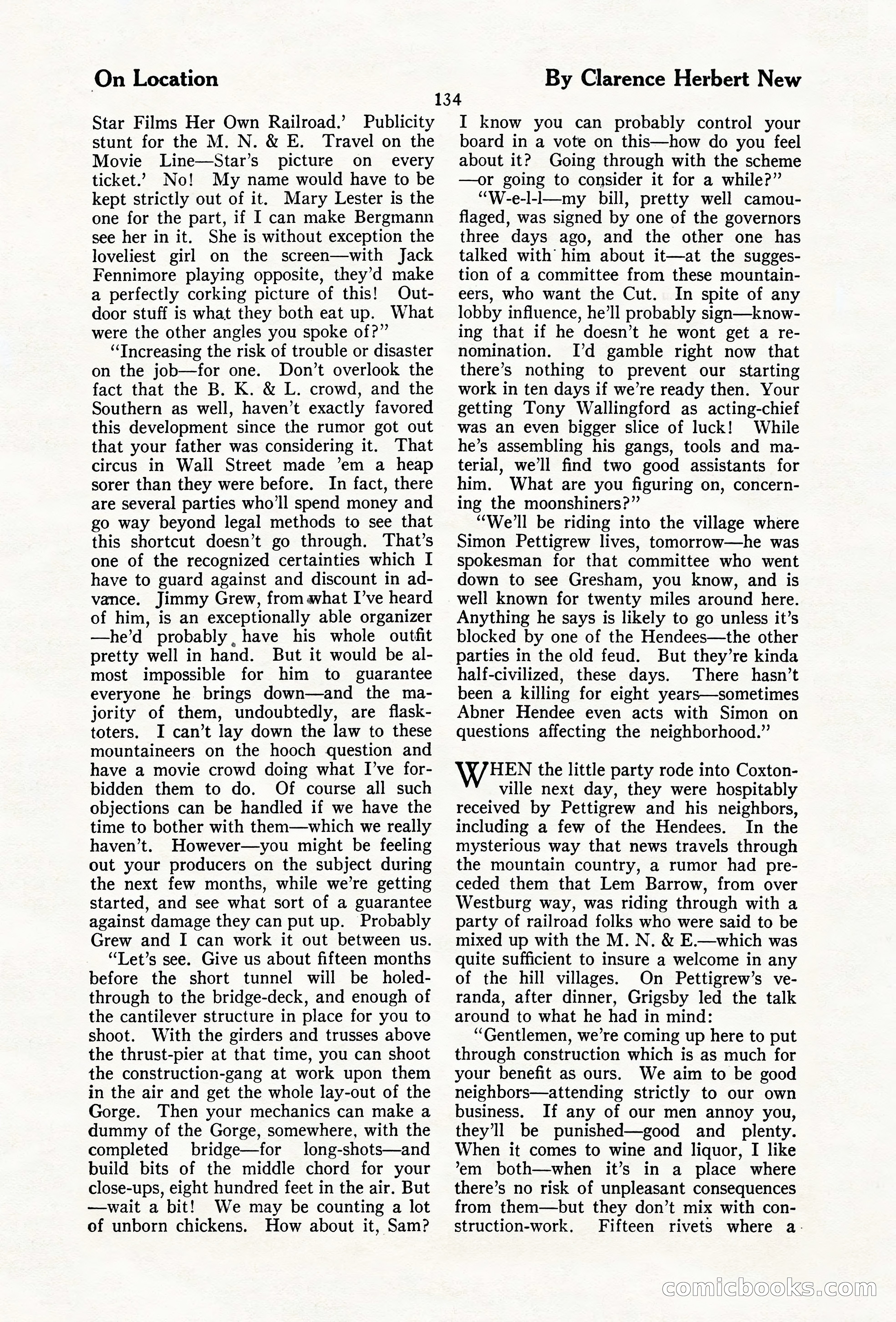The Illustrated Blue Book Magazine, December 1927 — page 136 of 208