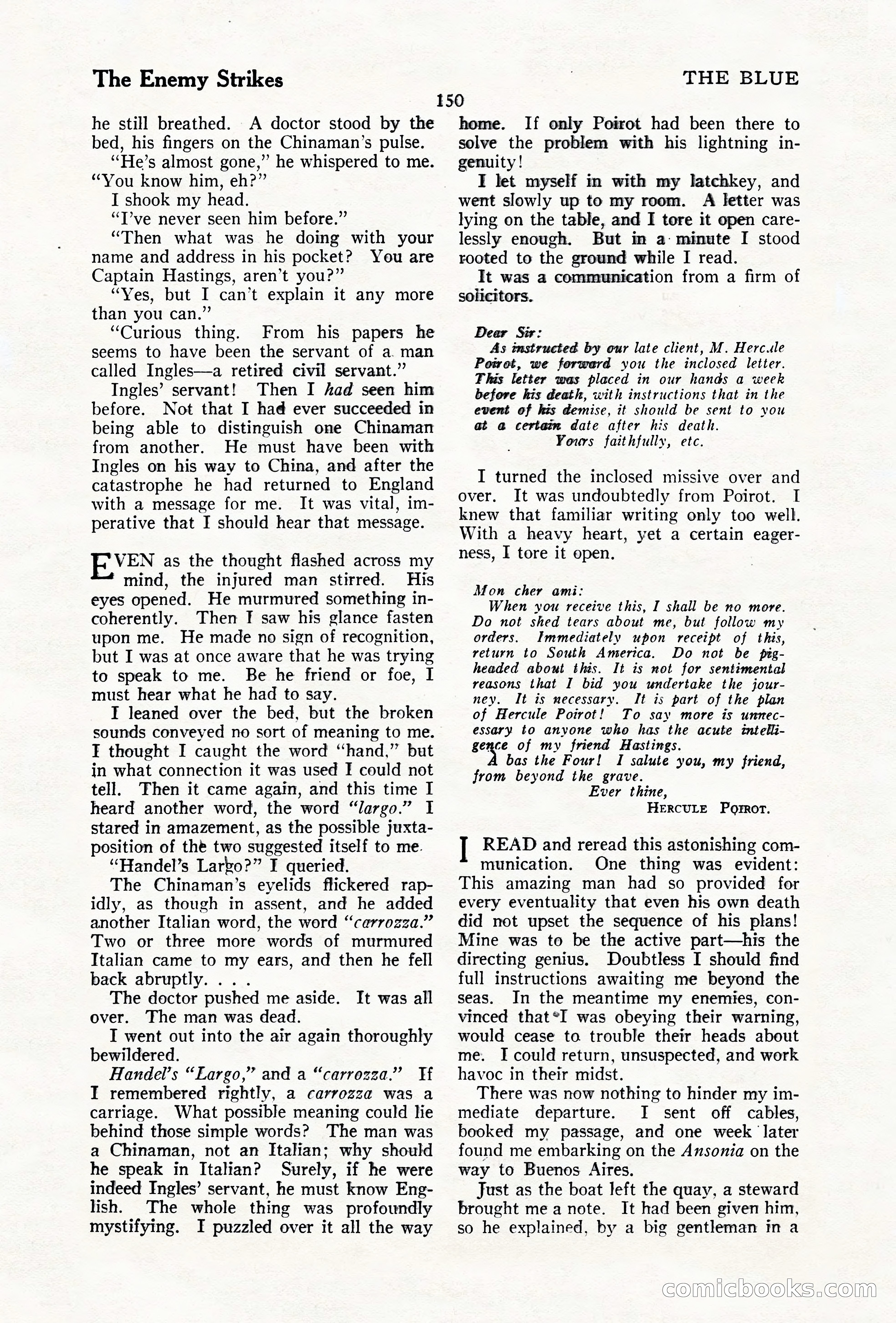 The Illustrated Blue Book Magazine, December 1927 — page 152 of 208