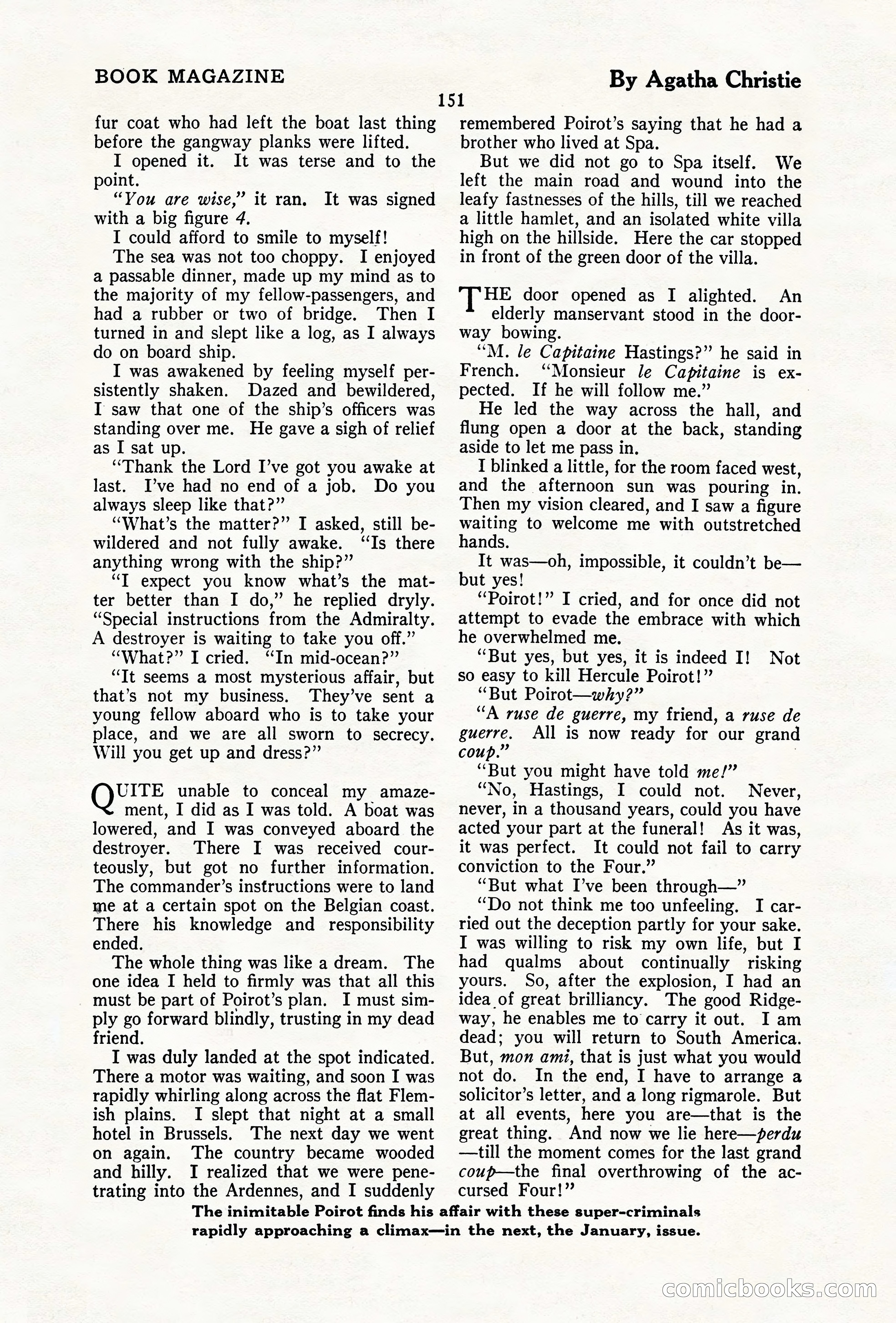 The Illustrated Blue Book Magazine, December 1927 — page 153 of 208