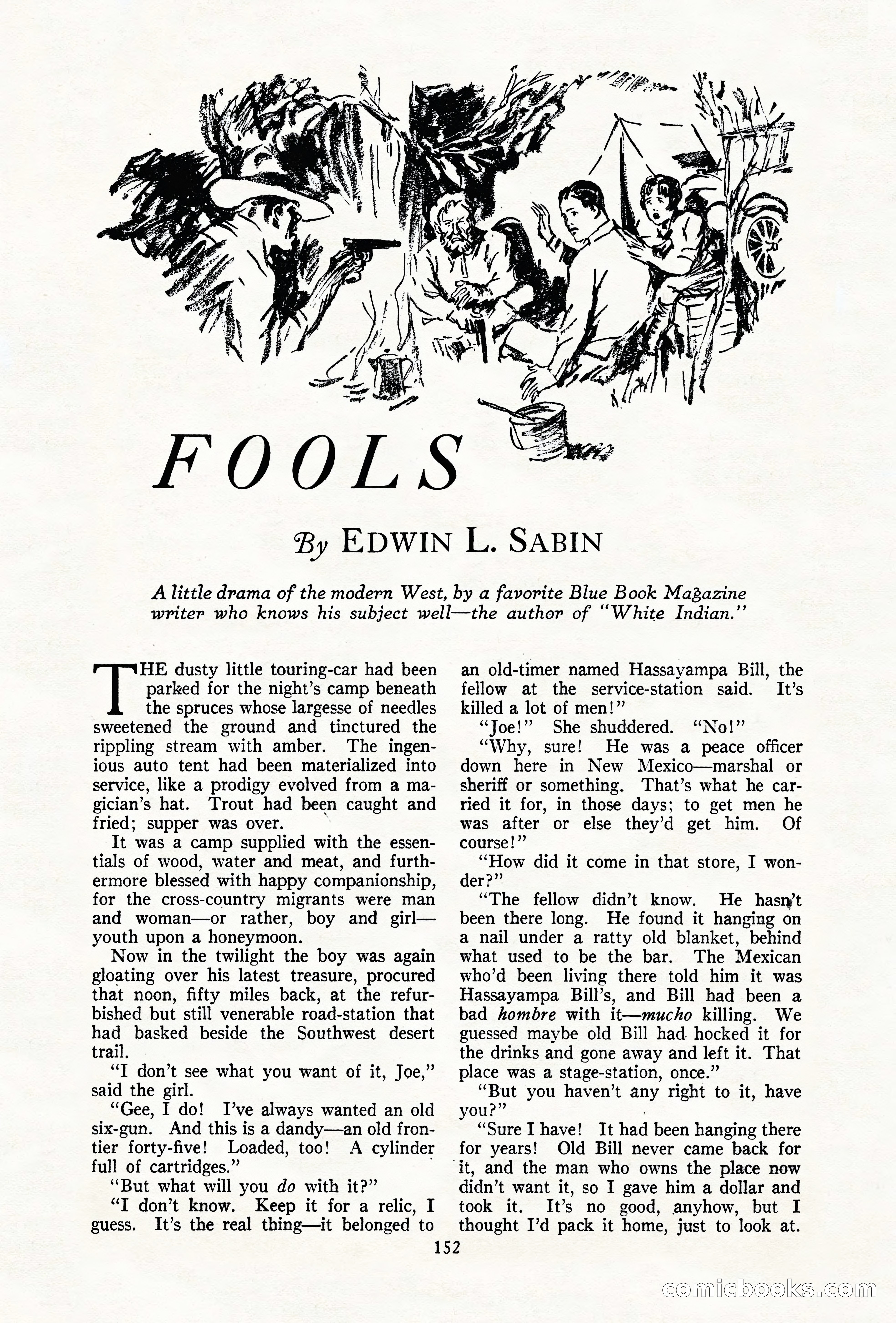The Illustrated Blue Book Magazine, December 1927 — page 154 of 208