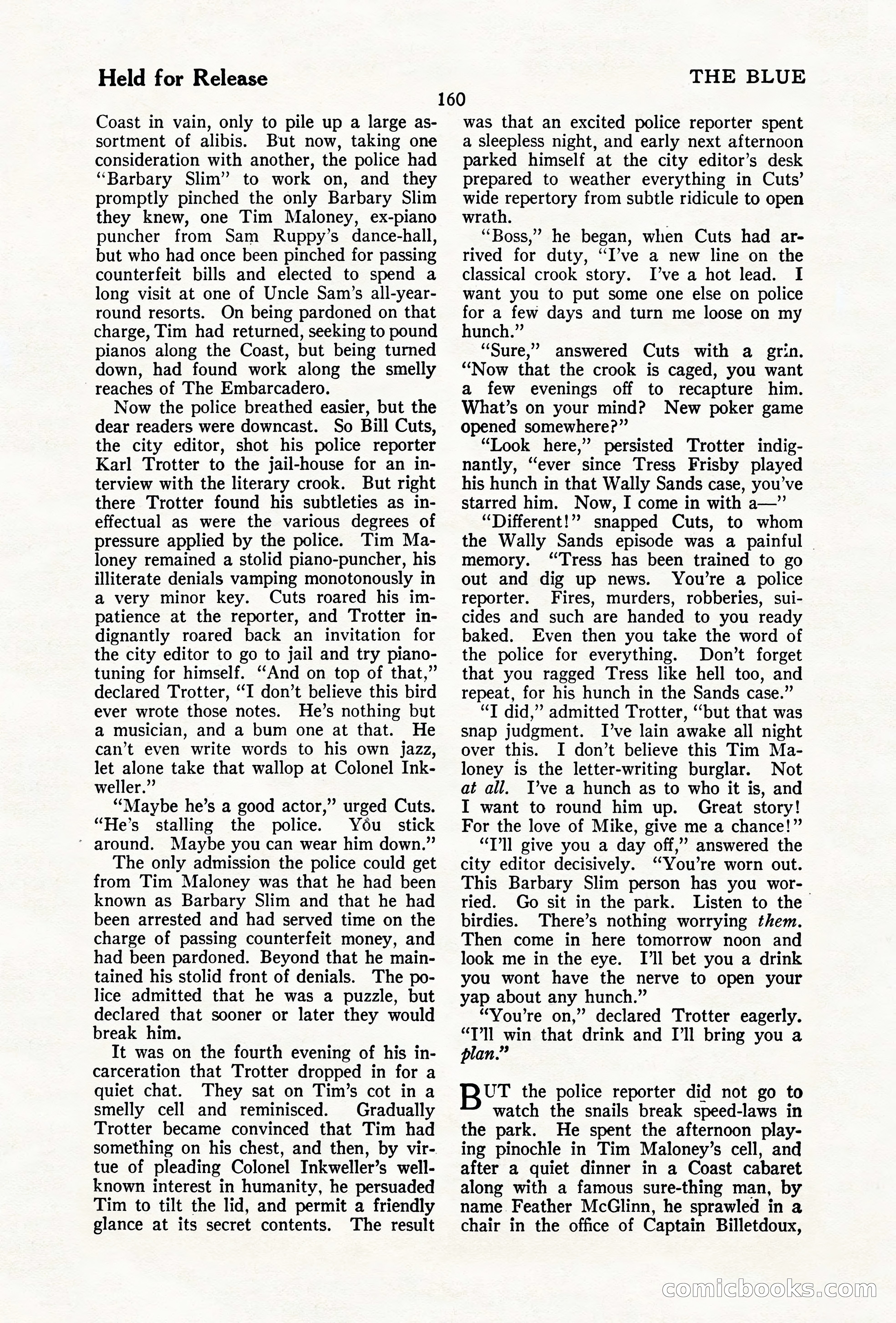 The Illustrated Blue Book Magazine, December 1927 — page 162 of 208