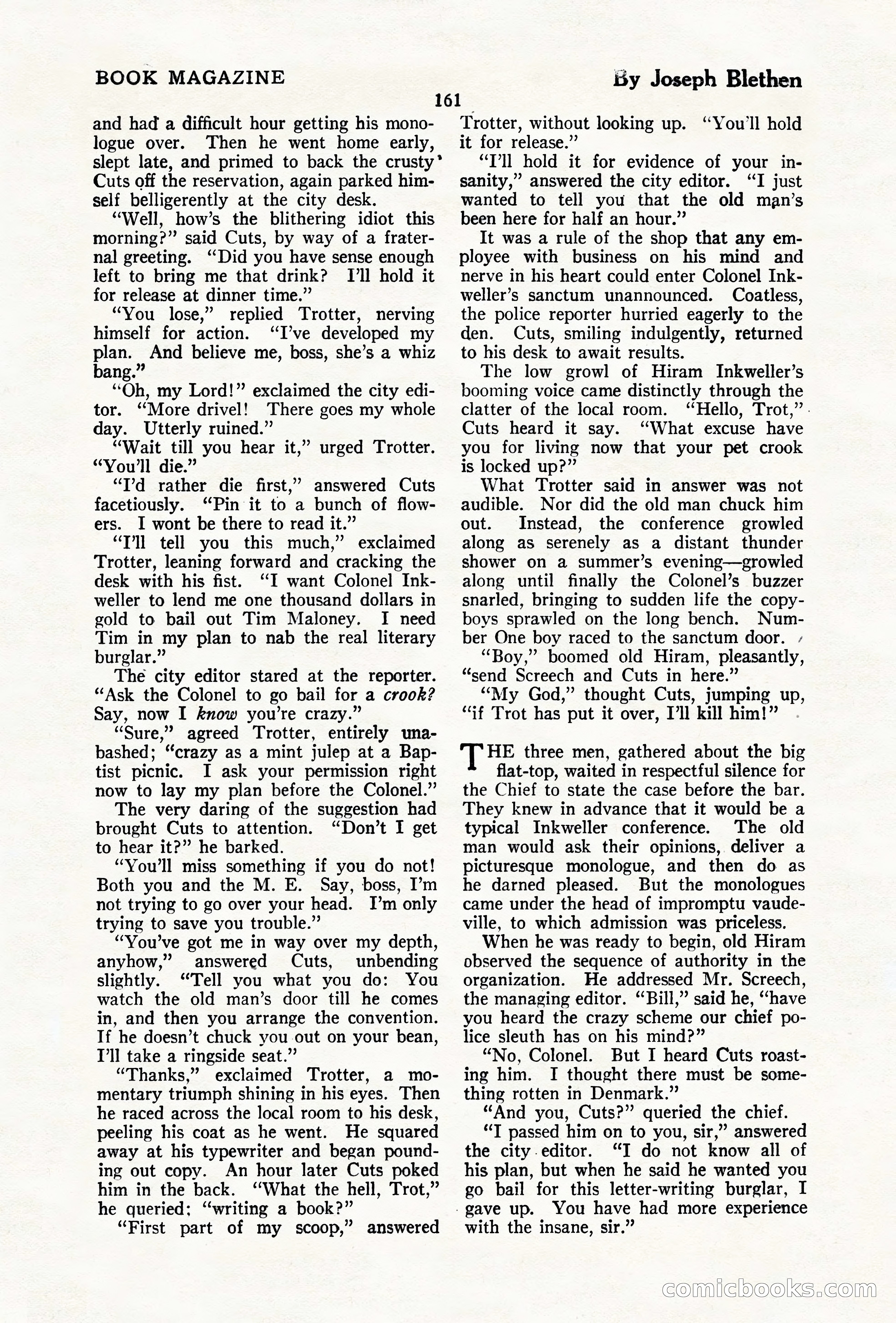 The Illustrated Blue Book Magazine, December 1927 — page 163 of 208