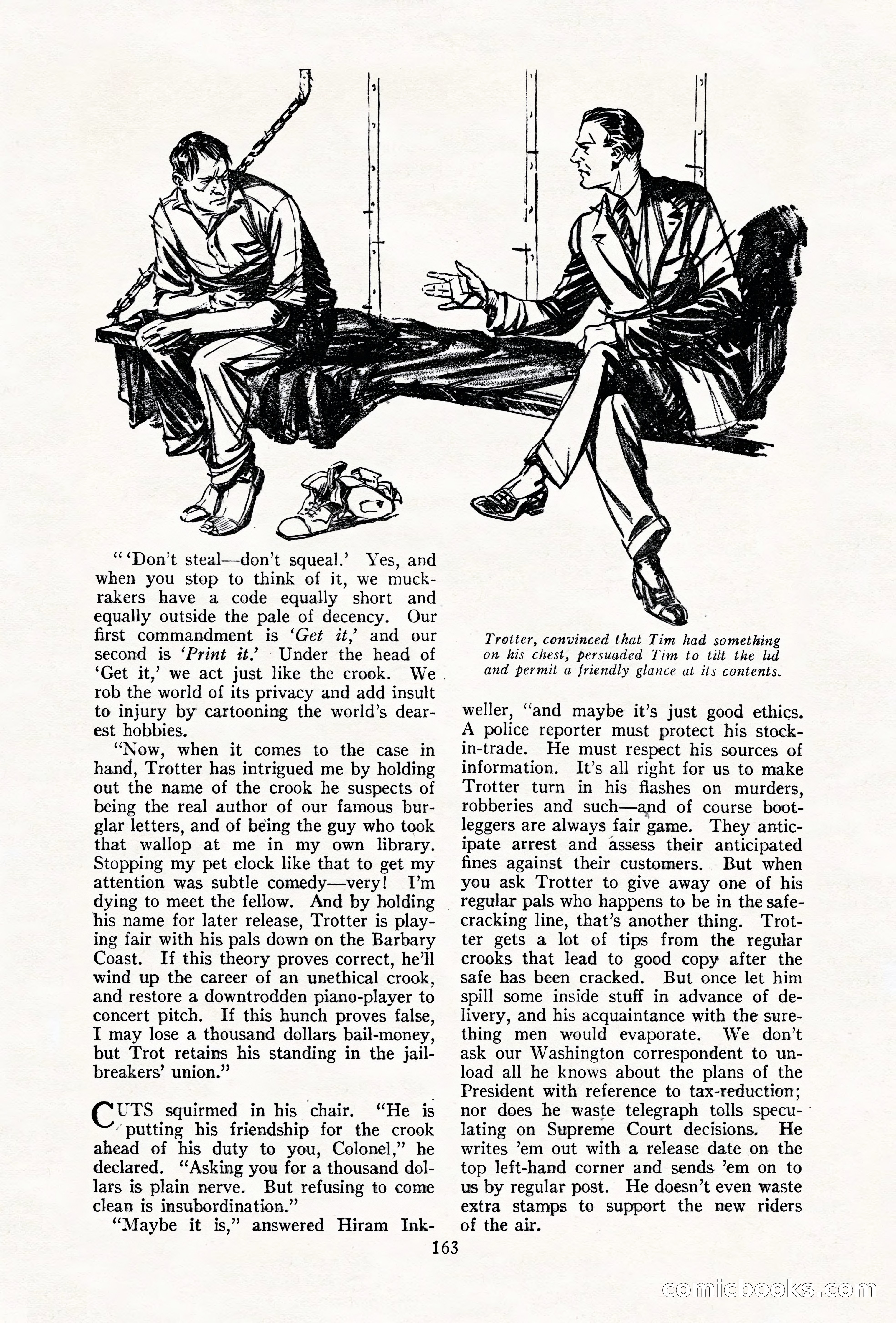 The Illustrated Blue Book Magazine, December 1927 — page 165 of 208