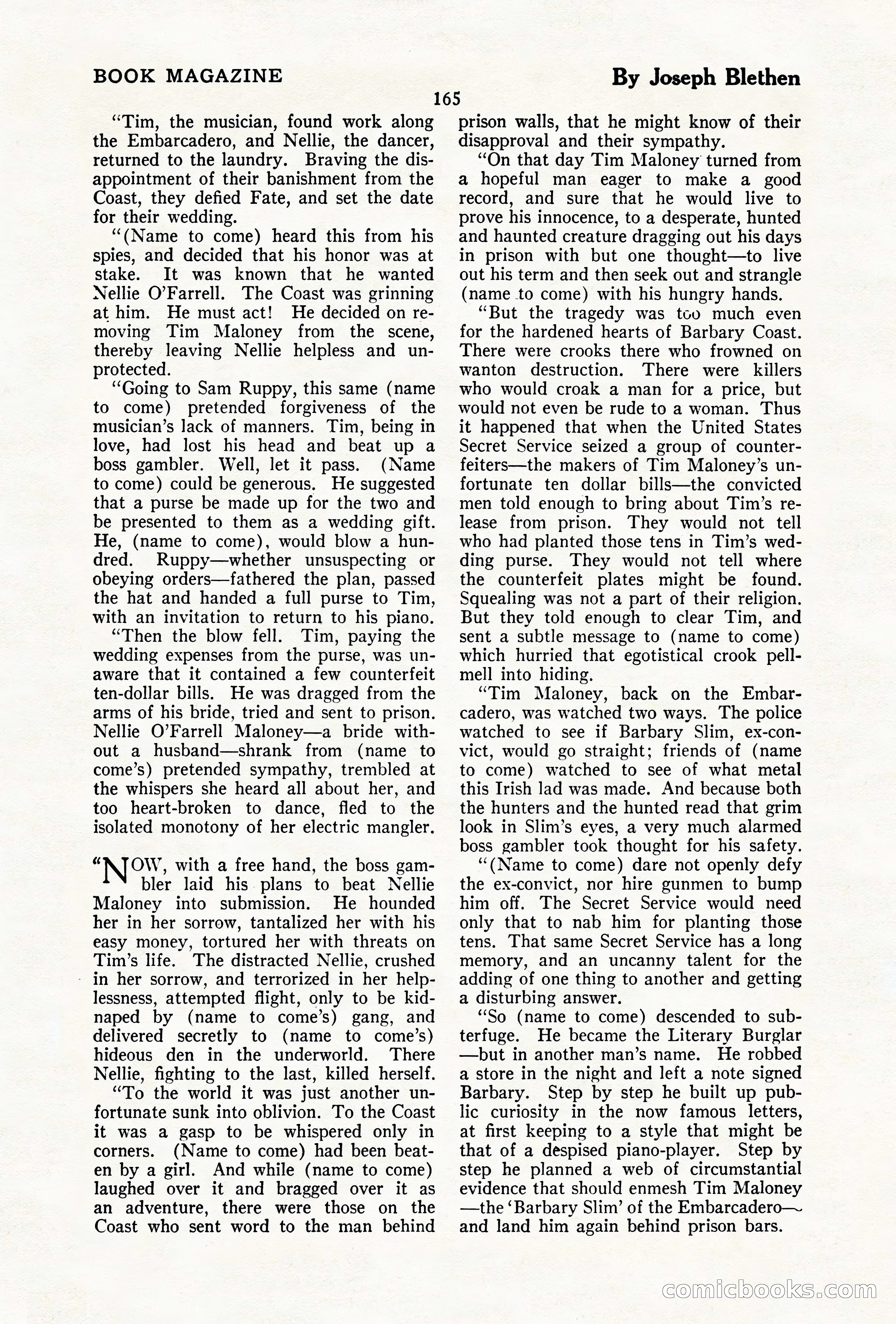 The Illustrated Blue Book Magazine, December 1927 — page 167 of 208