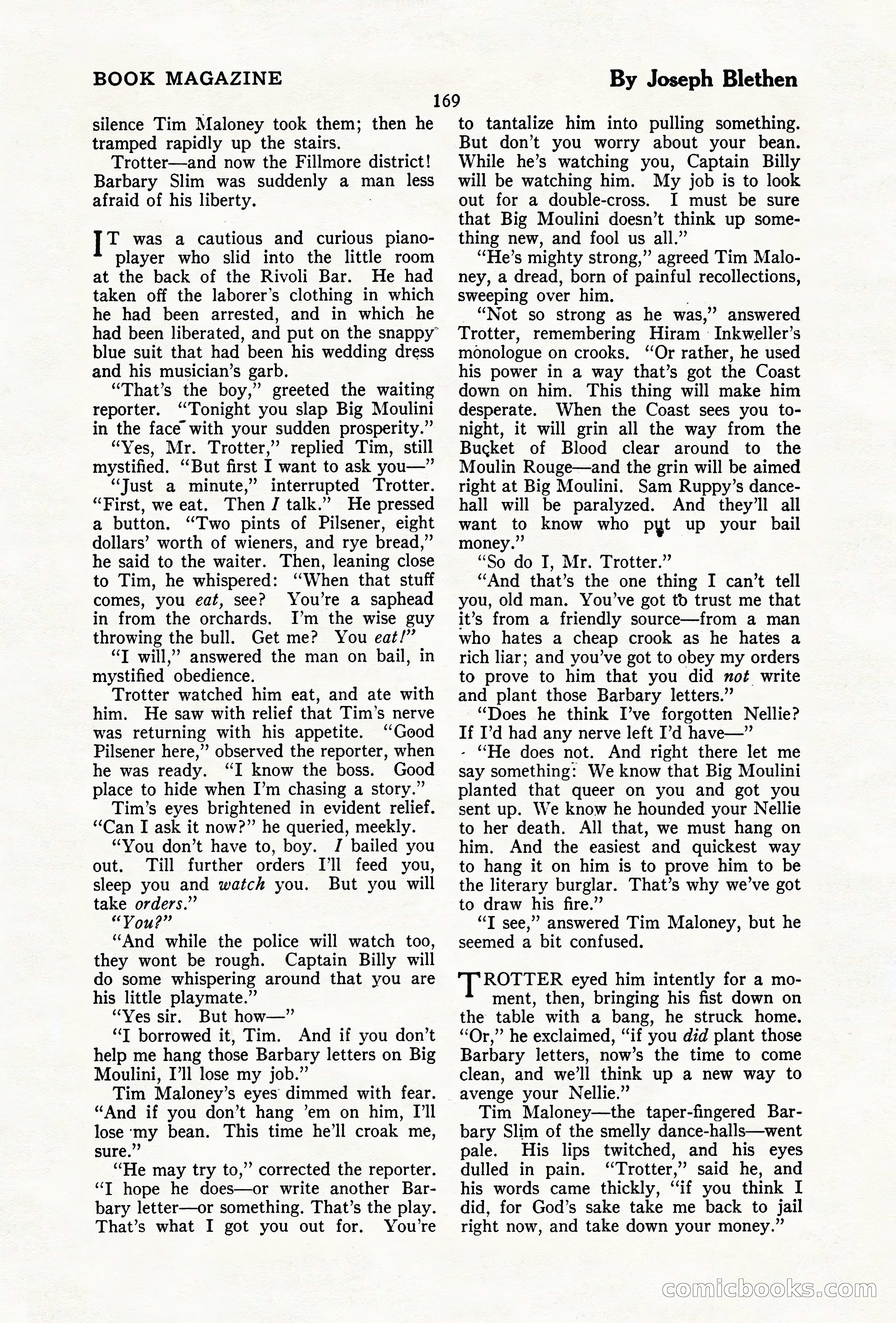 The Illustrated Blue Book Magazine, December 1927 — page 171 of 208