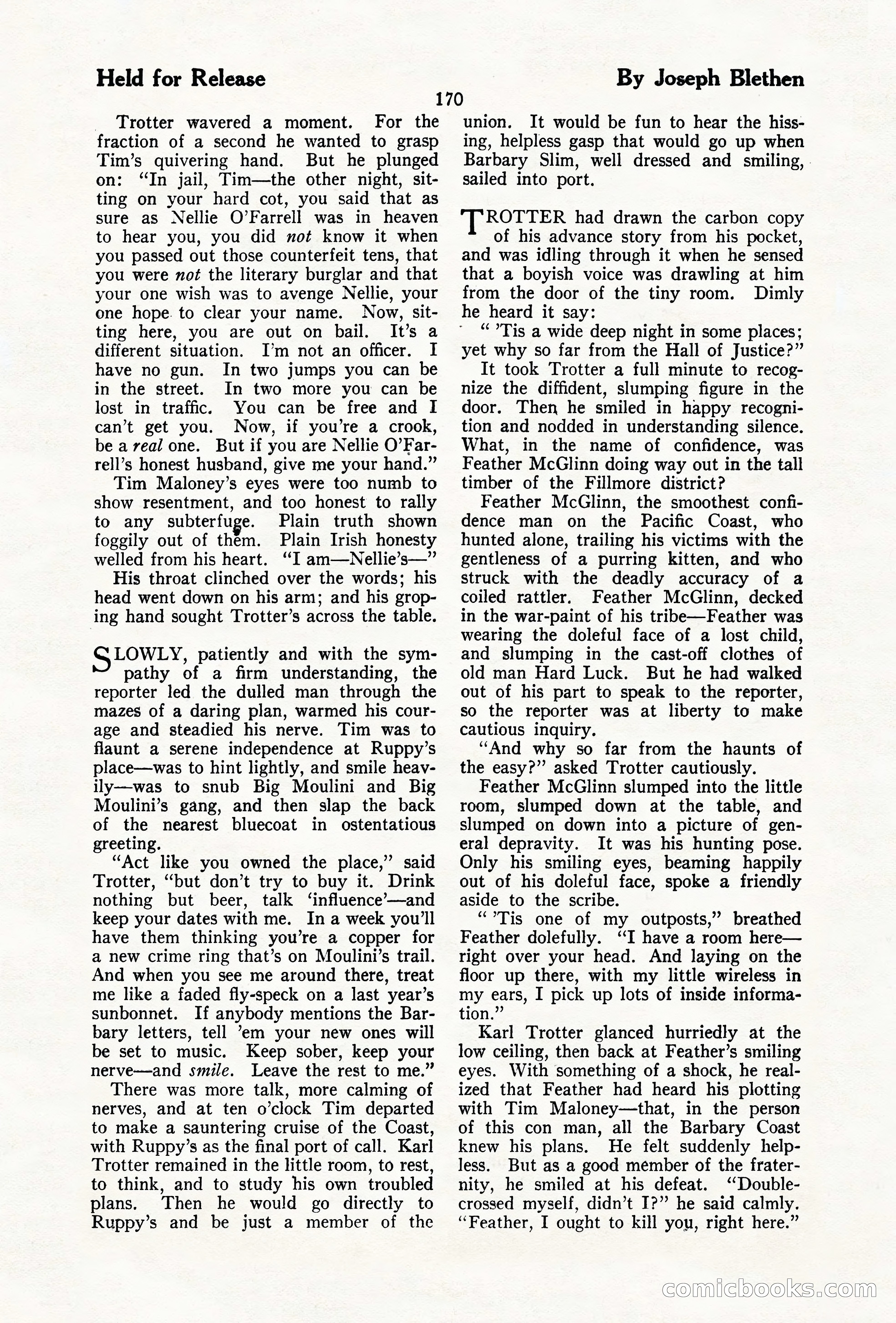 The Illustrated Blue Book Magazine, December 1927 — page 172 of 208