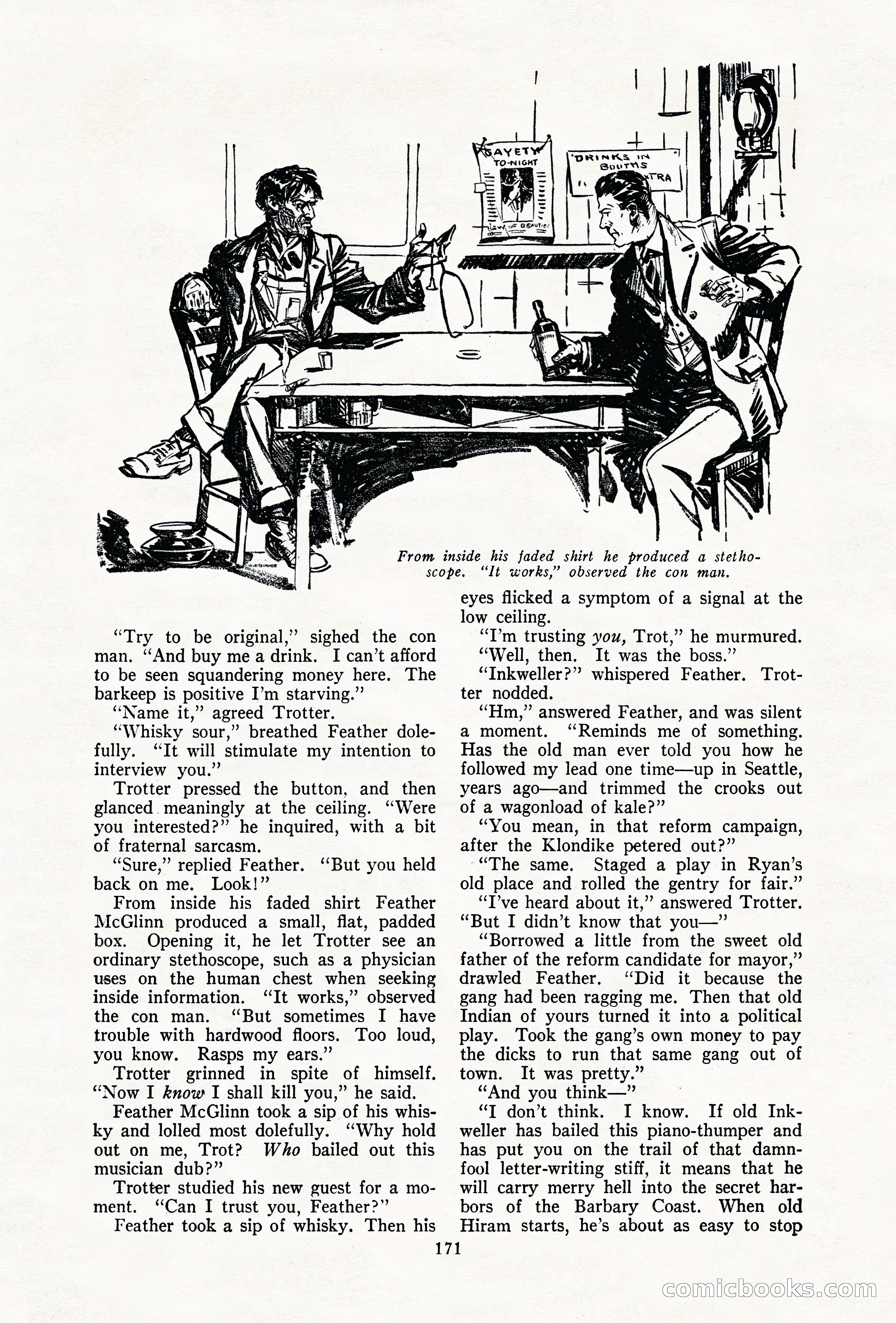 The Illustrated Blue Book Magazine, December 1927 — page 173 of 208