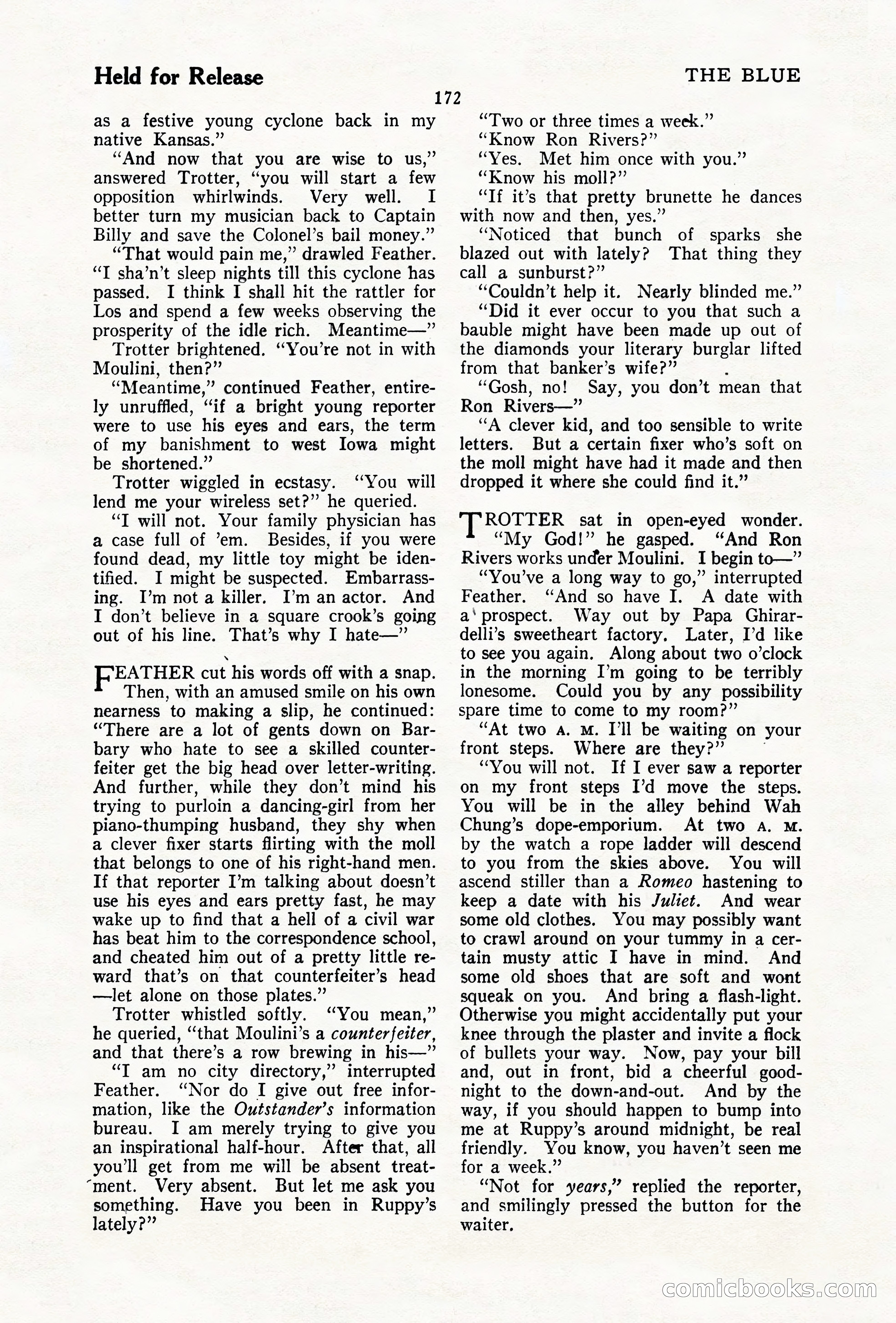 The Illustrated Blue Book Magazine, December 1927 — page 174 of 208