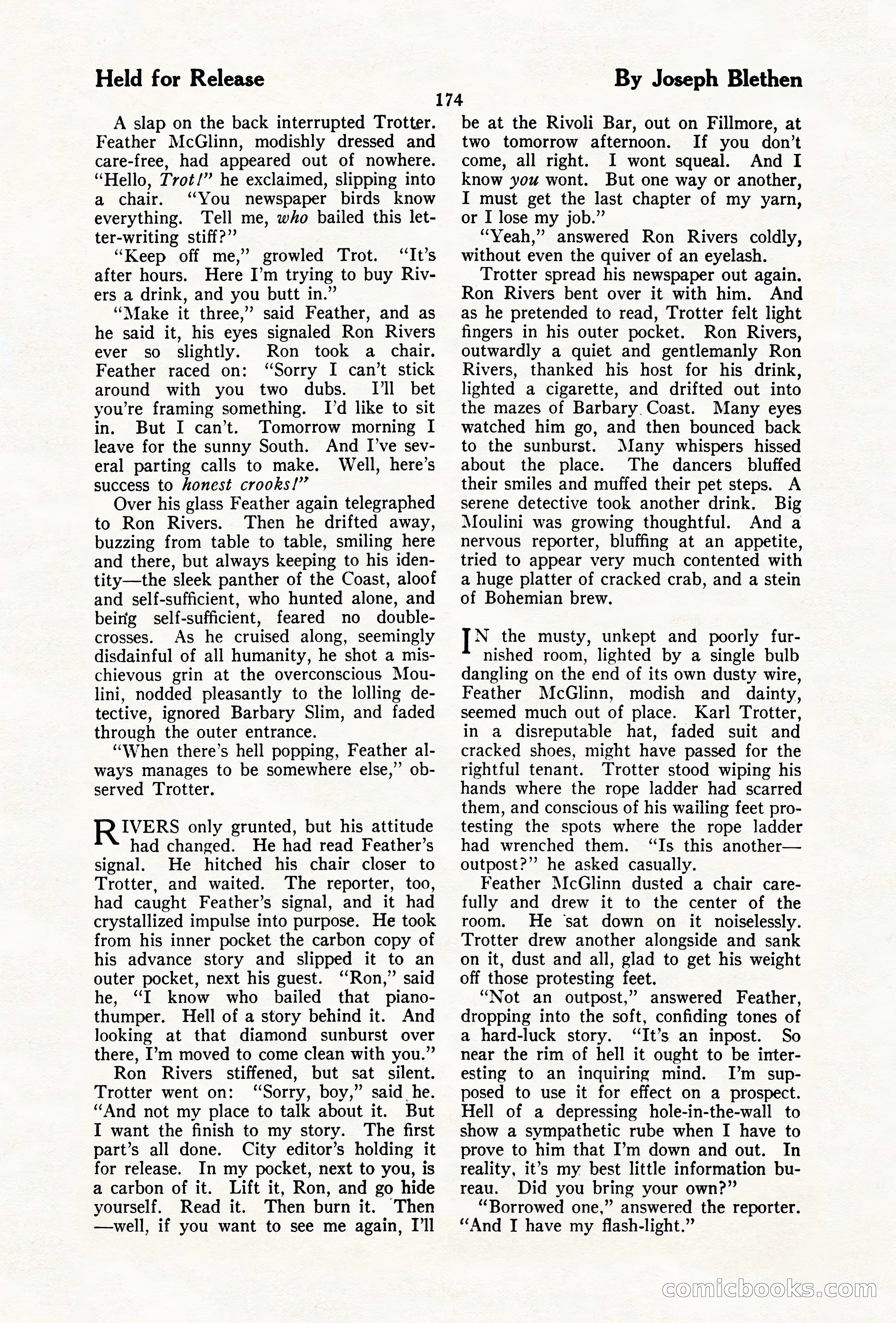 The Illustrated Blue Book Magazine, December 1927 — page 176 of 208