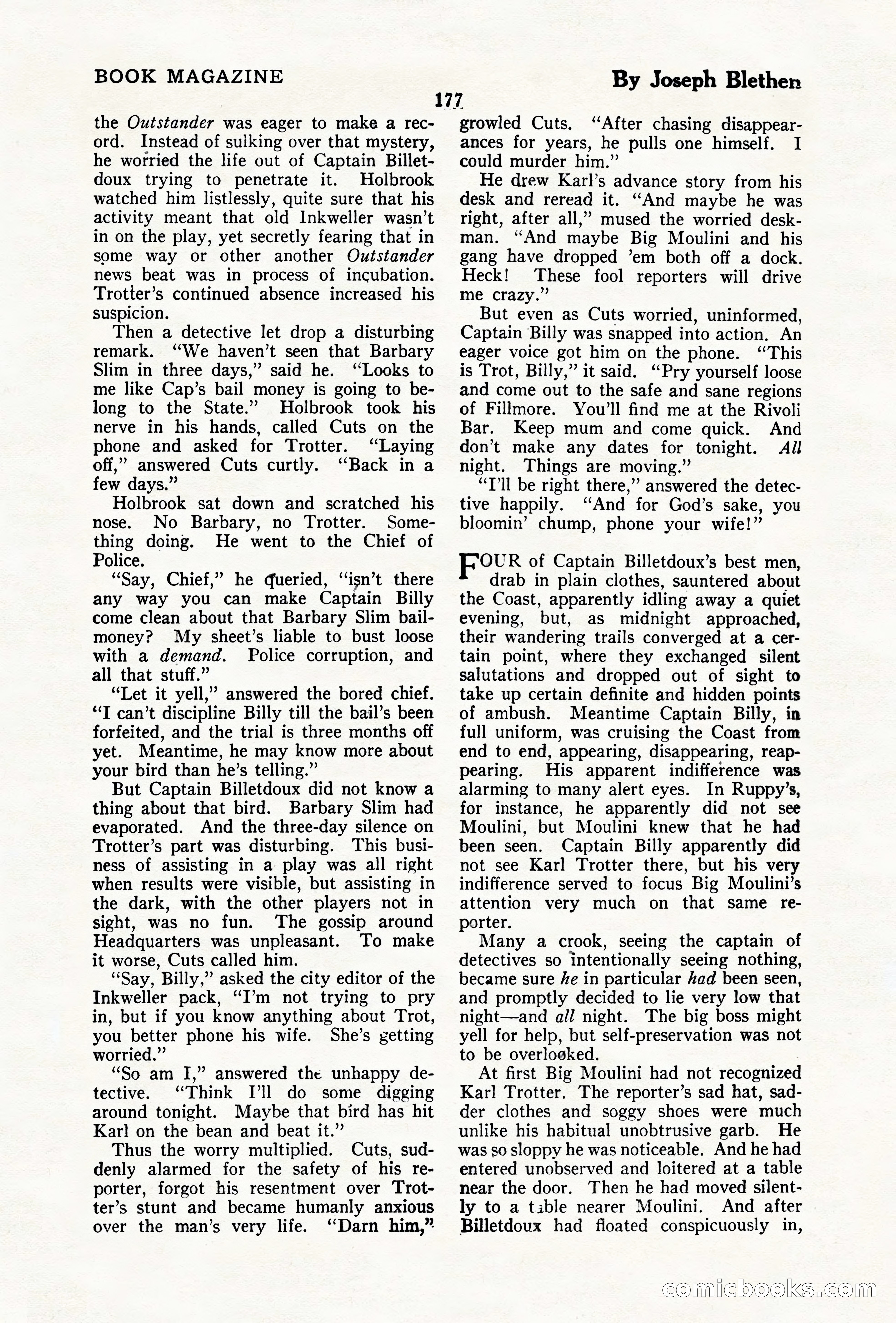 The Illustrated Blue Book Magazine, December 1927 — page 179 of 208