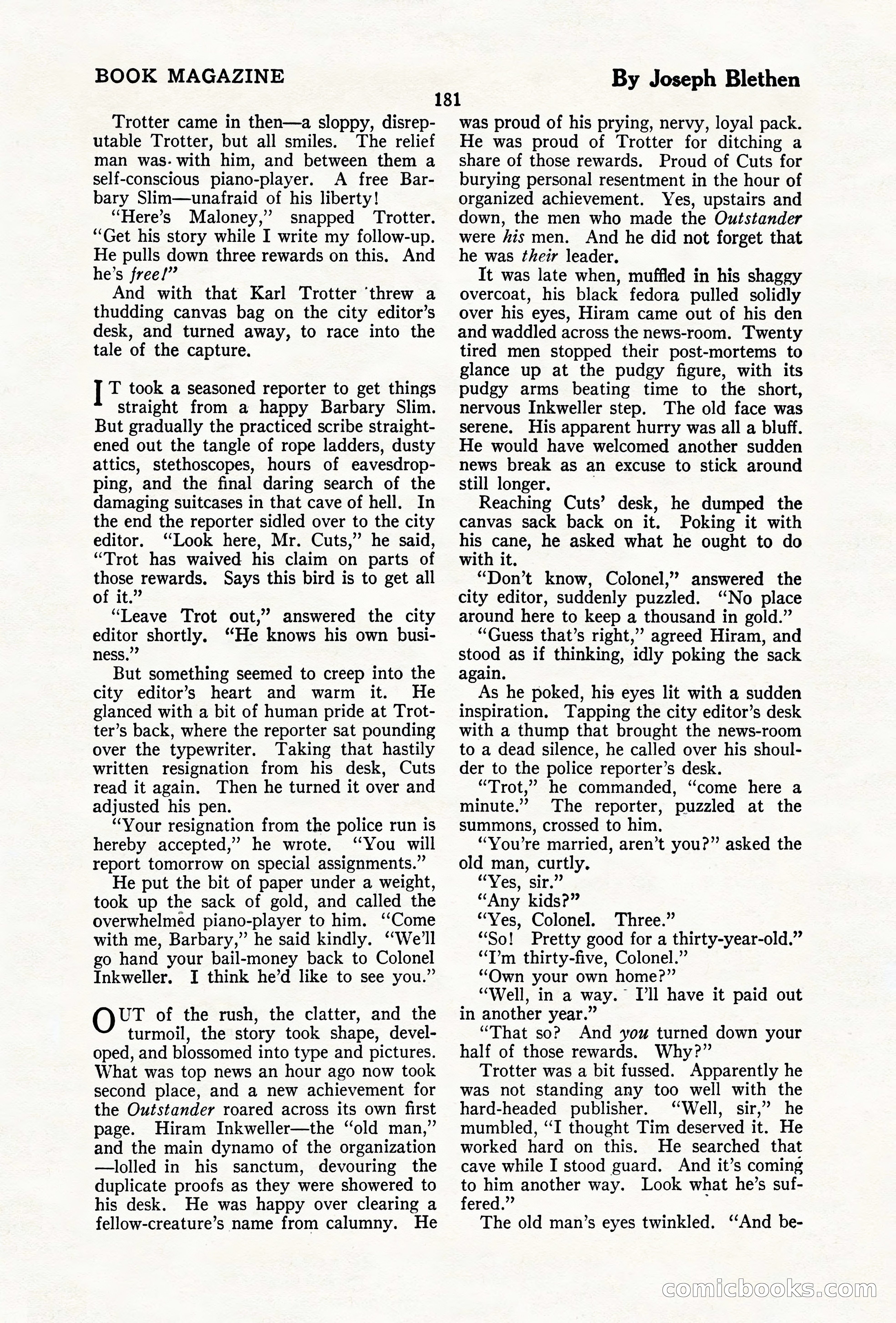 The Illustrated Blue Book Magazine, December 1927 — page 183 of 208