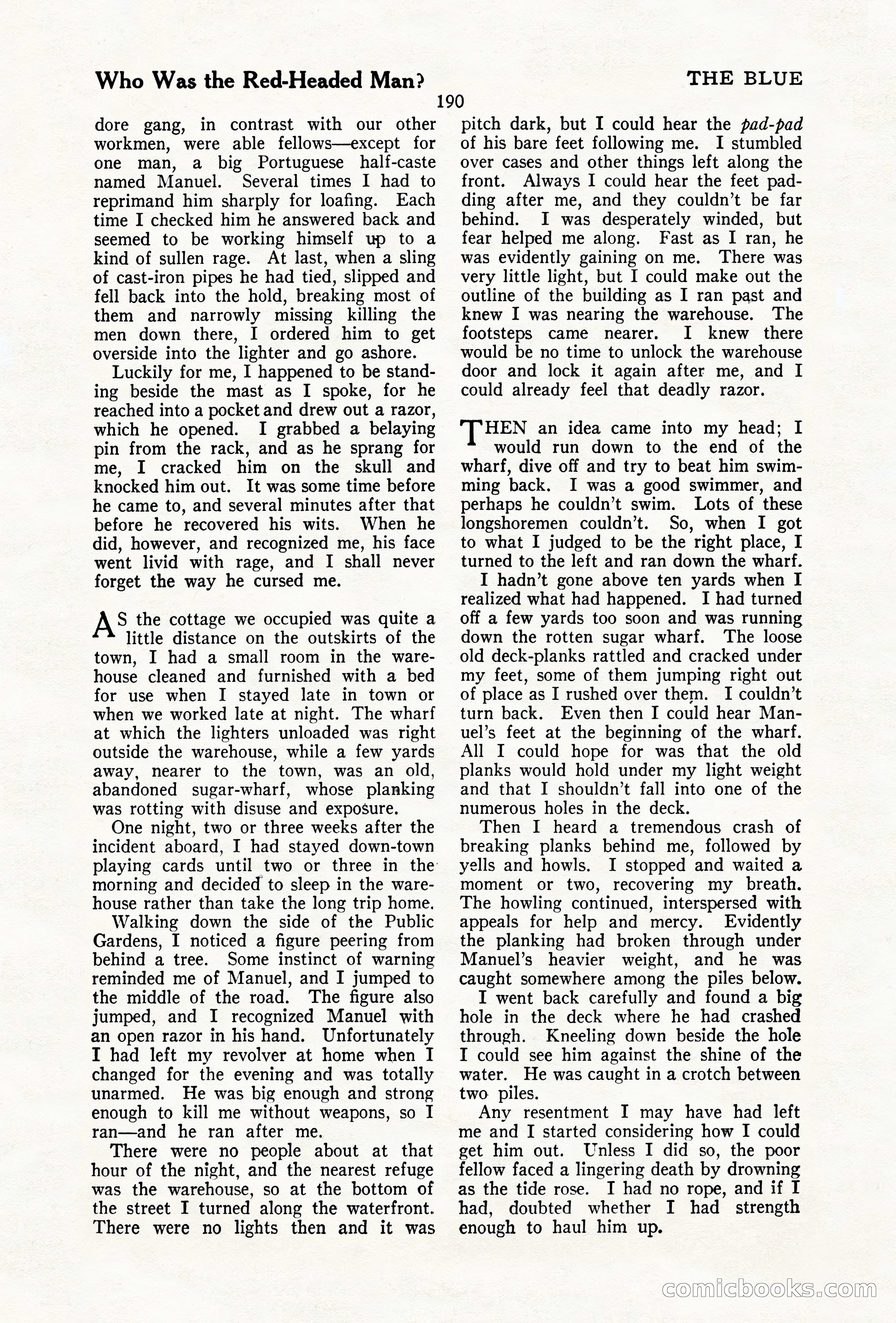 The Illustrated Blue Book Magazine, December 1927 — page 192 of 208