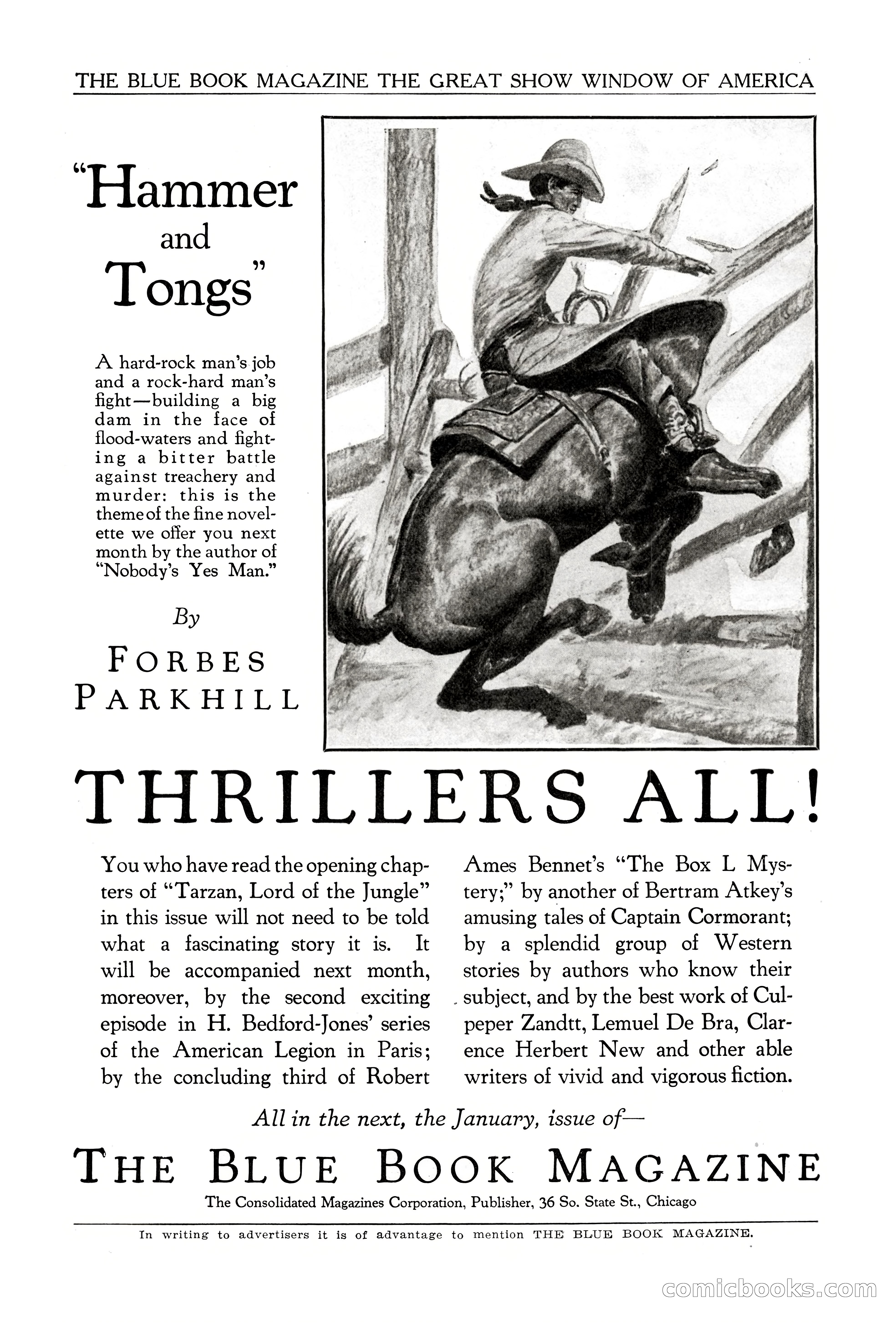 The Illustrated Blue Book Magazine, December 1927 — page 200 of 208