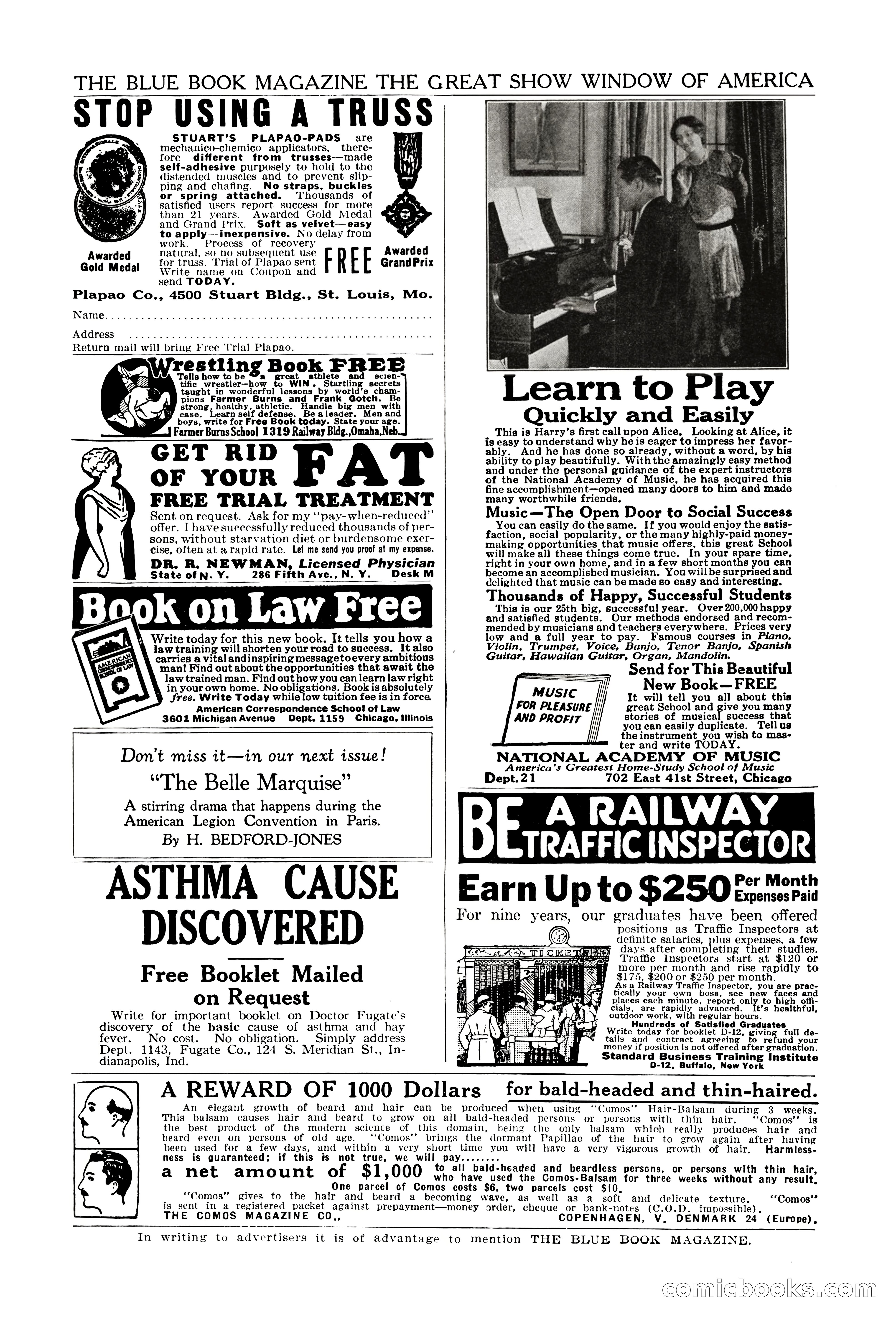 The Illustrated Blue Book Magazine, December 1927 — page 201 of 208