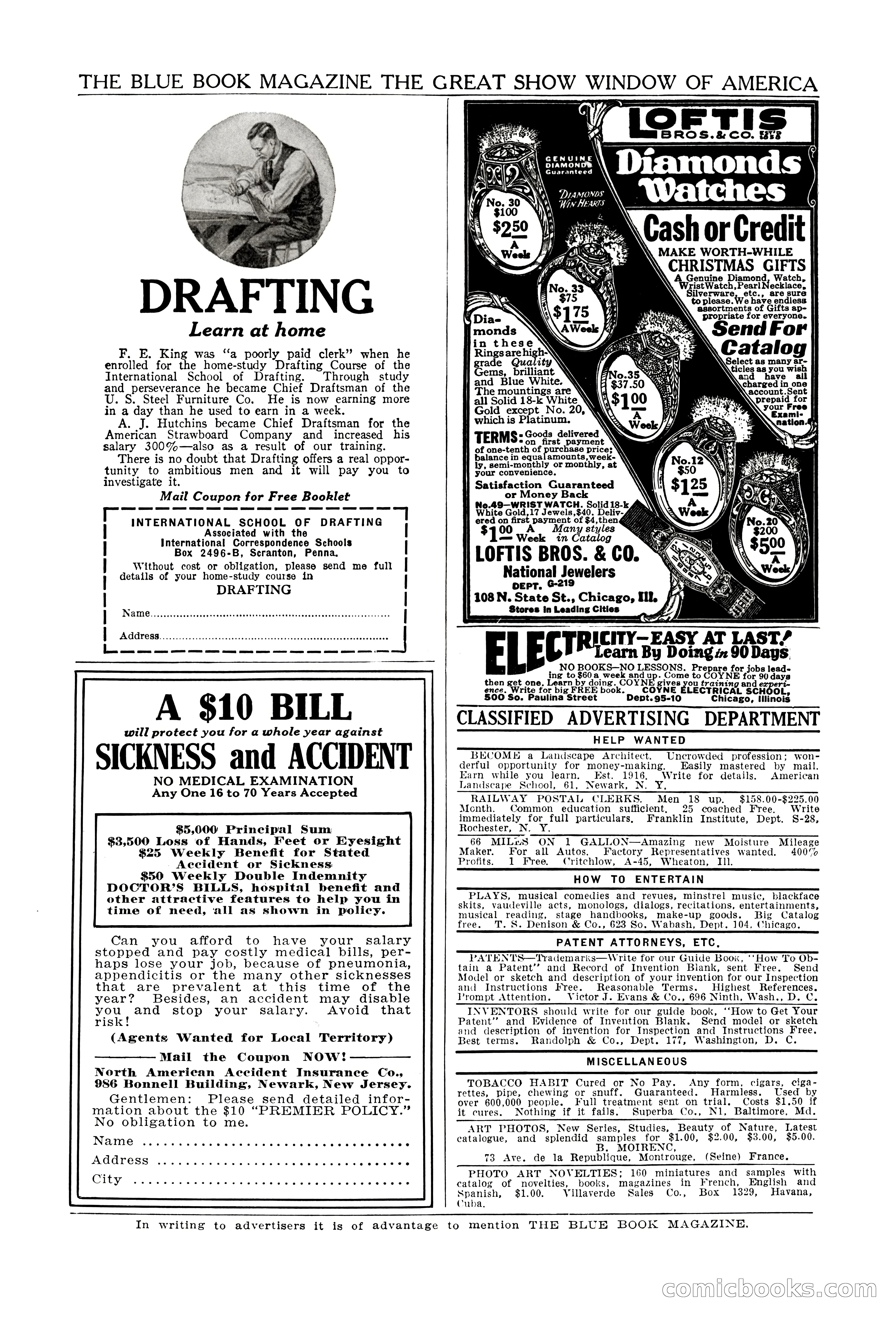 The Illustrated Blue Book Magazine, December 1927 — page 202 of 208