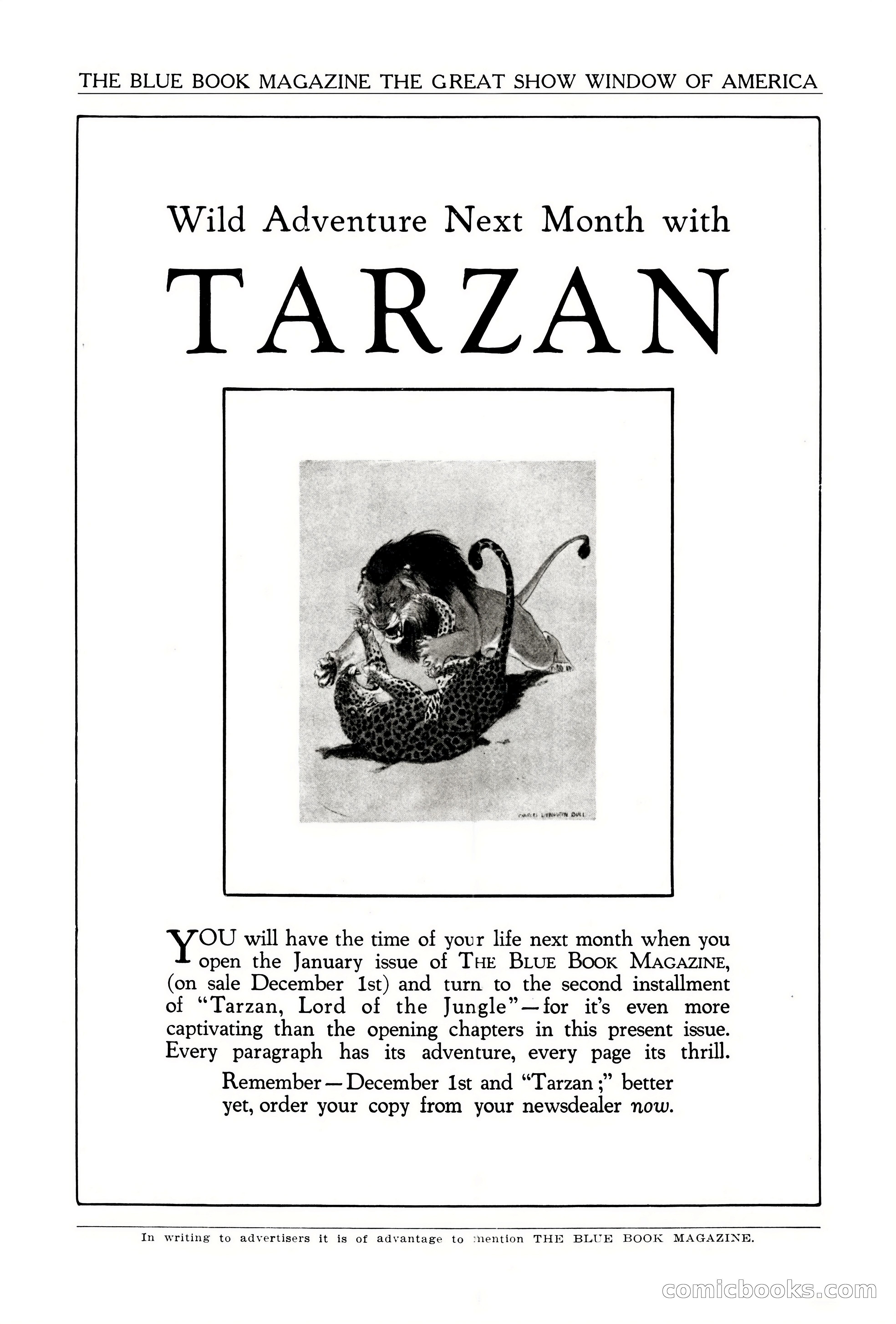 The Illustrated Blue Book Magazine, December 1927 — page 203 of 208