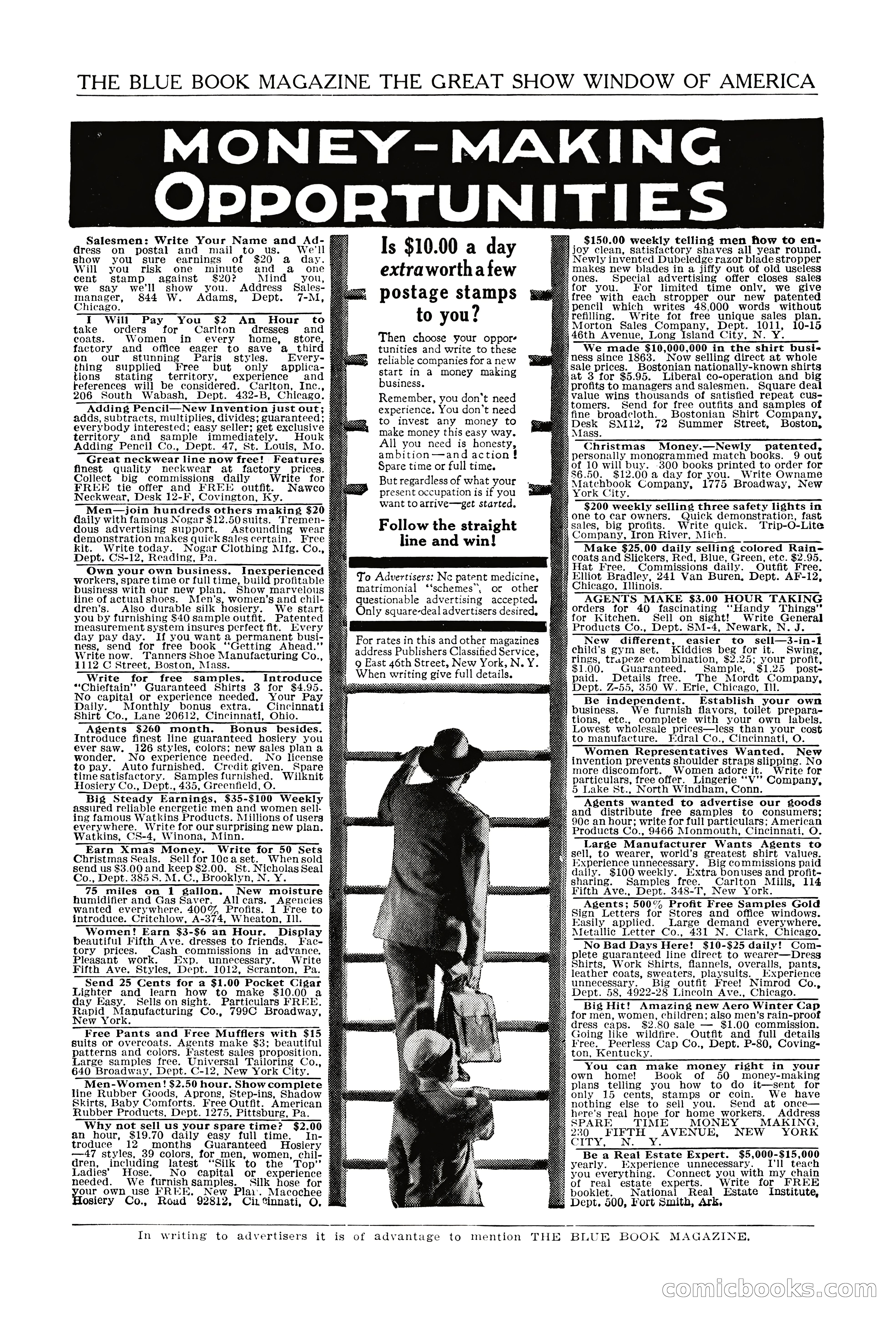 The Illustrated Blue Book Magazine, December 1927 — page 204 of 208