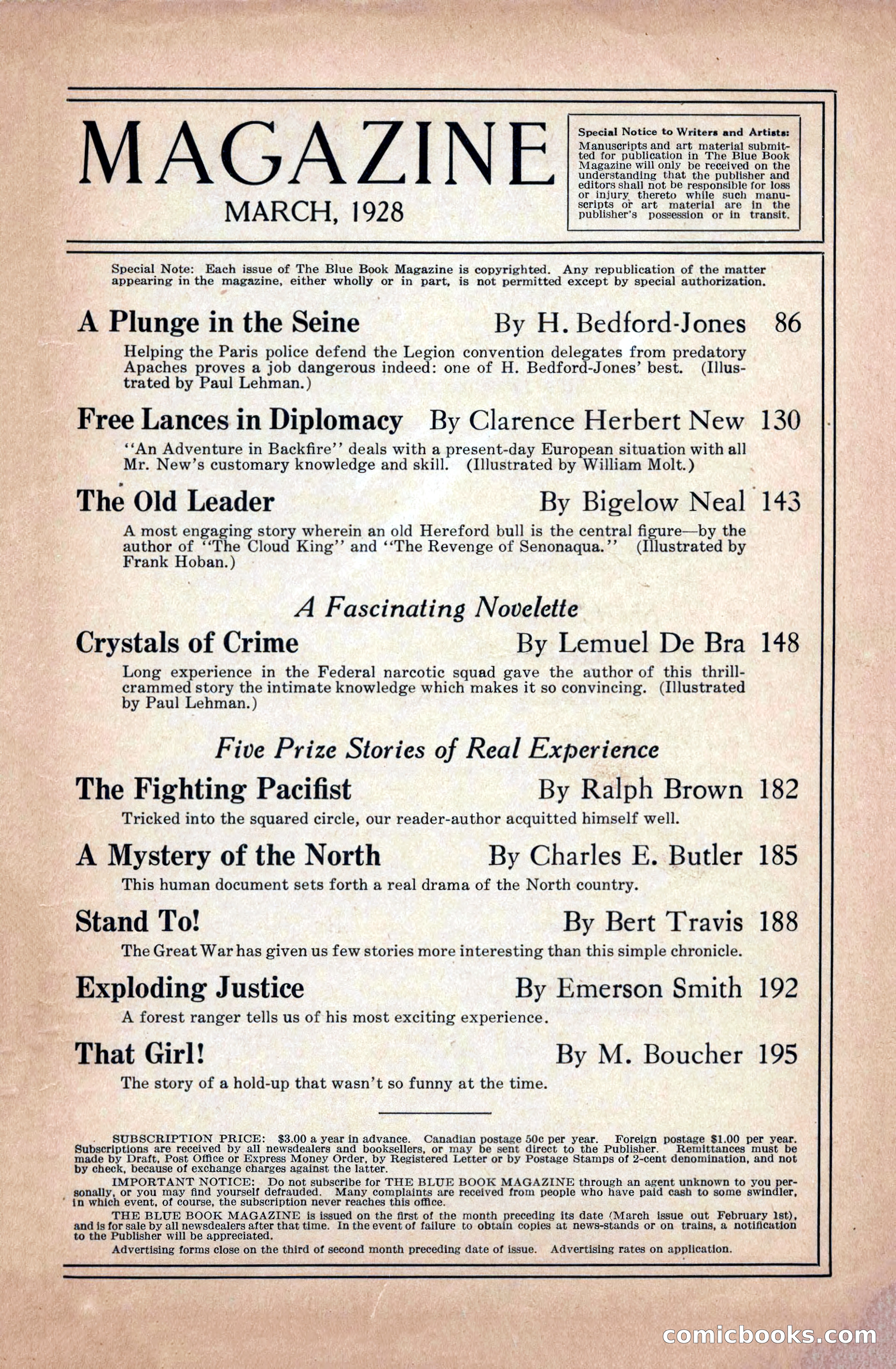 The Illustrated Blue Book Magazine, March 1928 — page 5 of 204