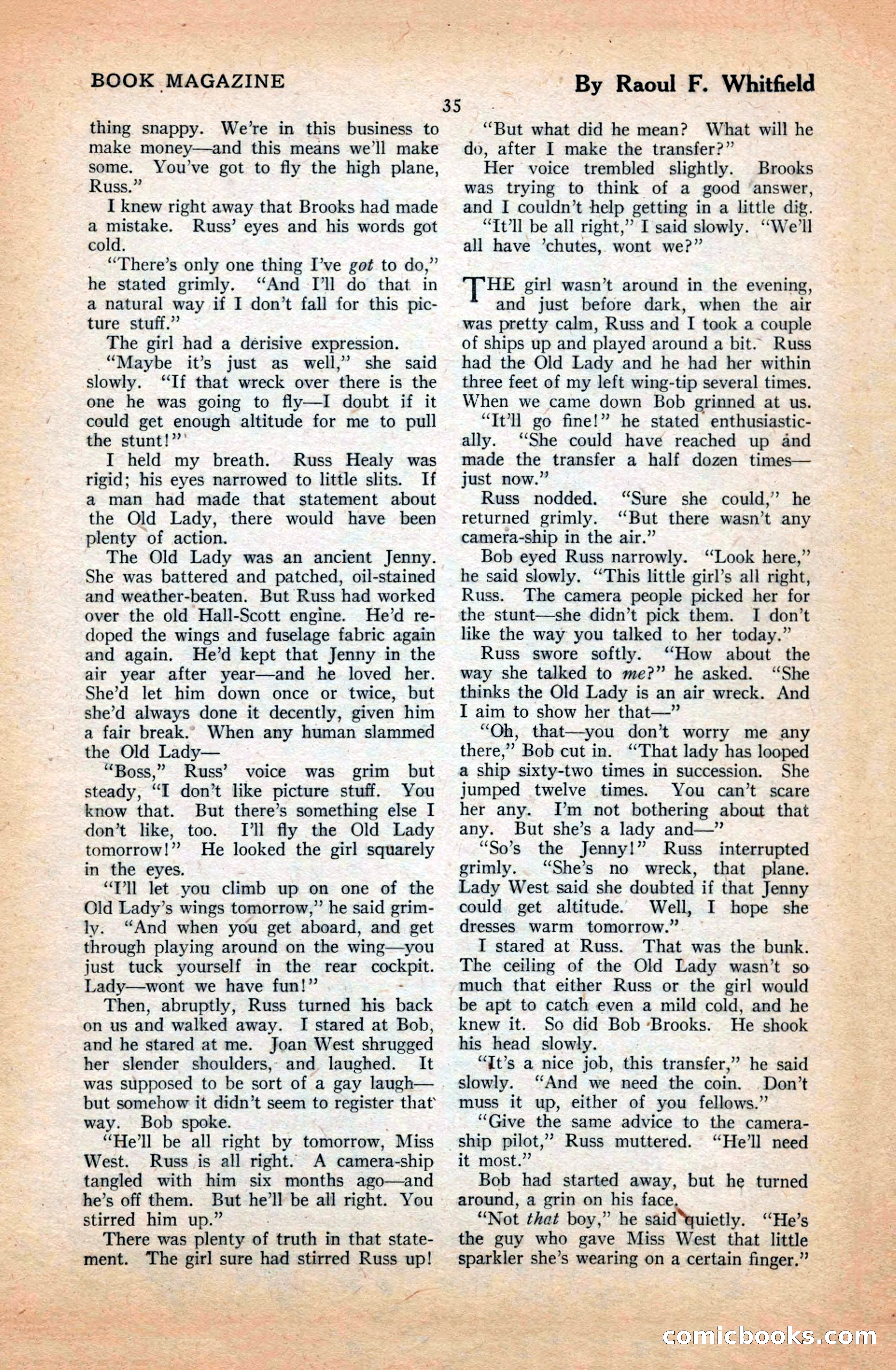 The Illustrated Blue Book Magazine, March 1928 — page 37 of 204