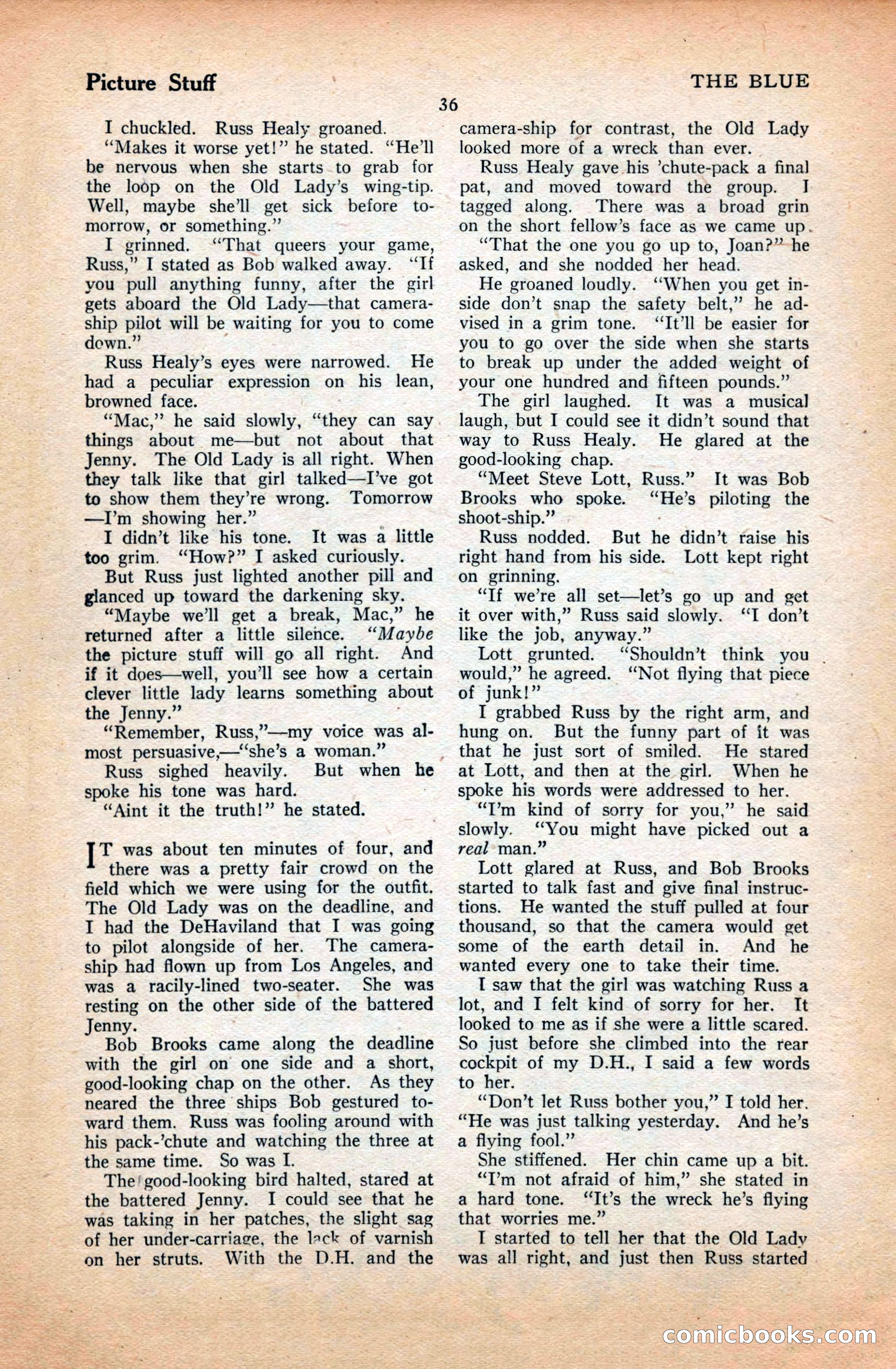 The Illustrated Blue Book Magazine, March 1928 — page 38 of 204