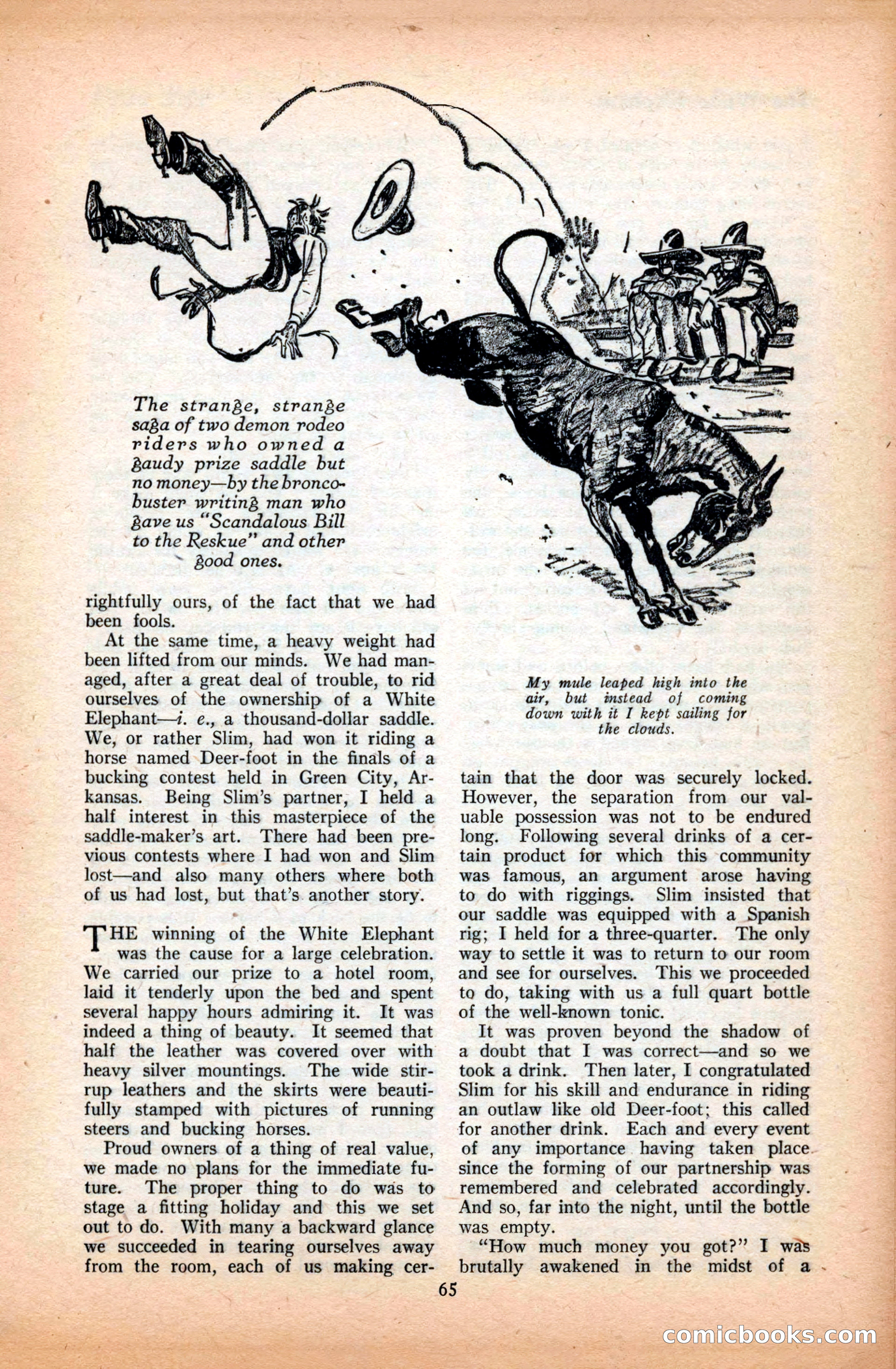 The Illustrated Blue Book Magazine, March 1928 — page 67 of 204