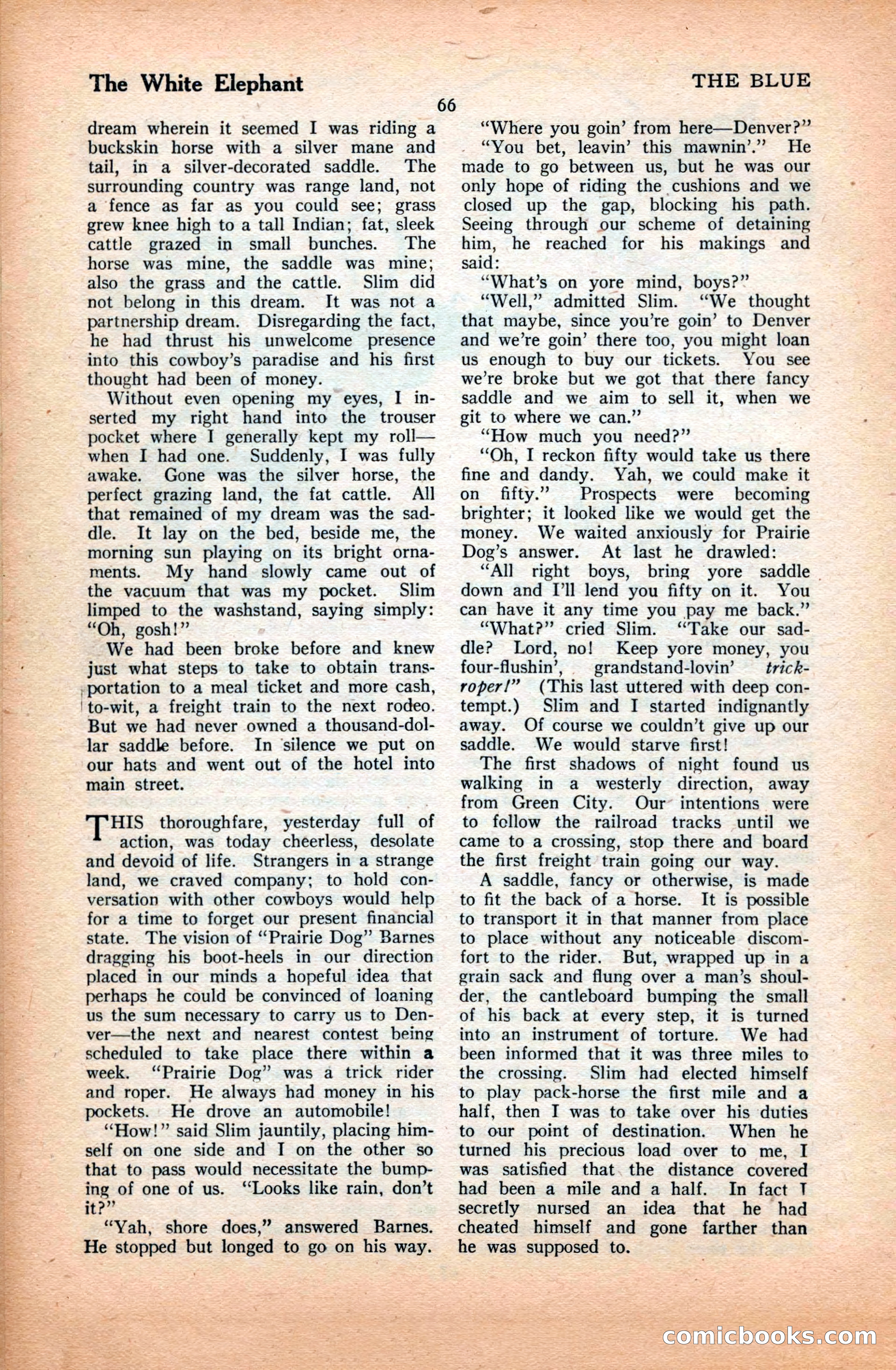 The Illustrated Blue Book Magazine, March 1928 — page 68 of 204