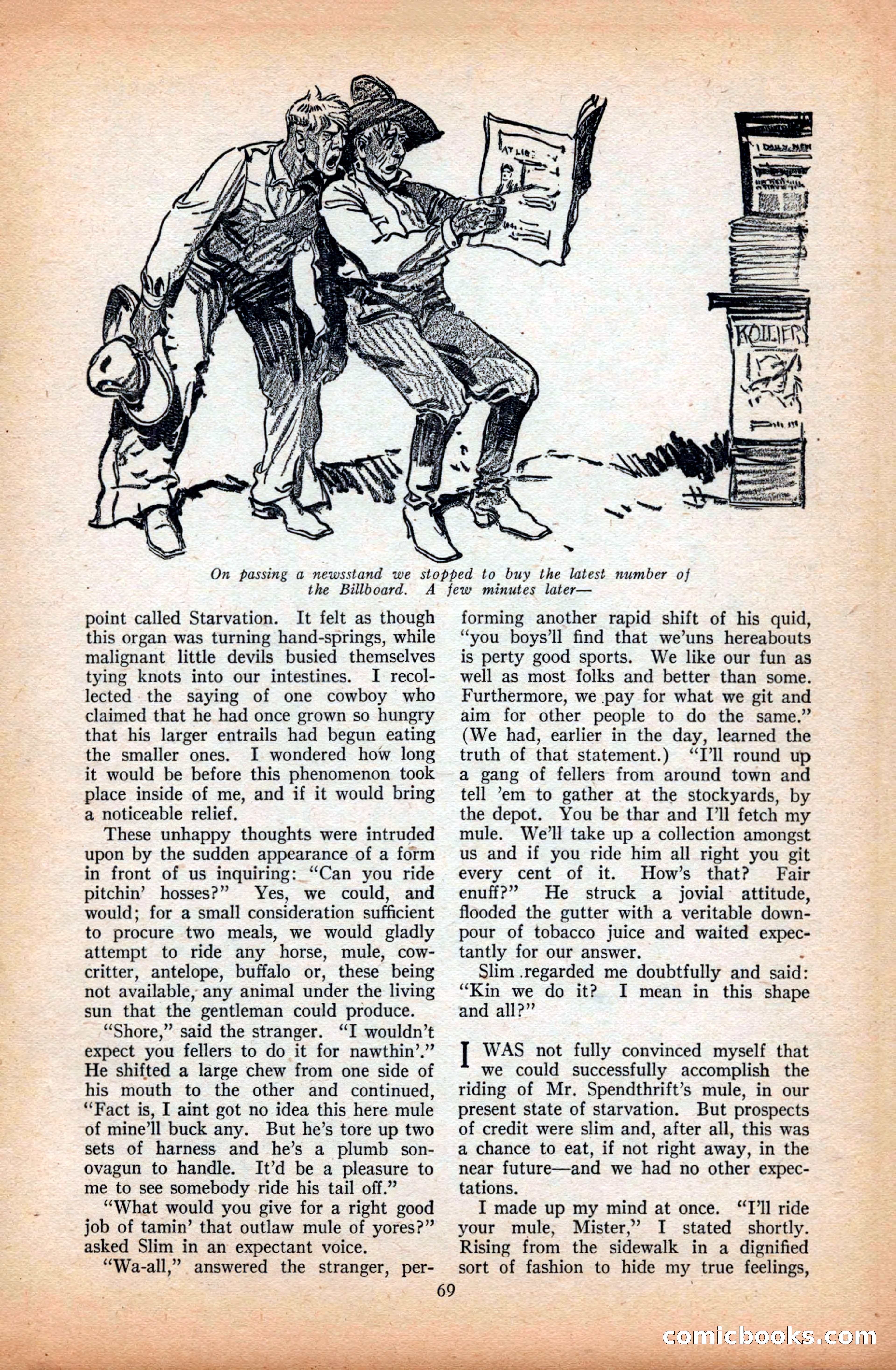 The Illustrated Blue Book Magazine, March 1928 — page 71 of 204