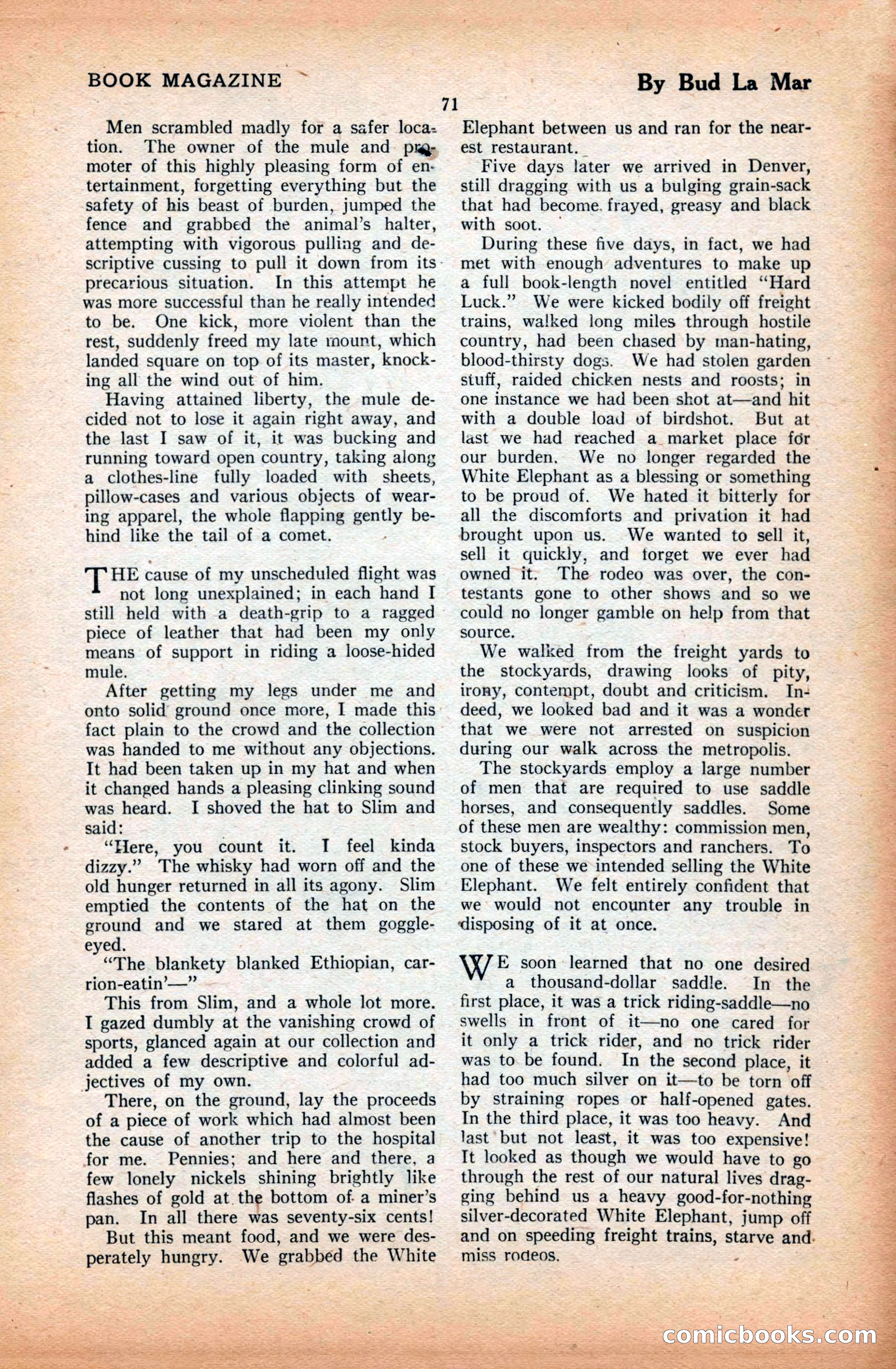 The Illustrated Blue Book Magazine, March 1928 — page 73 of 204