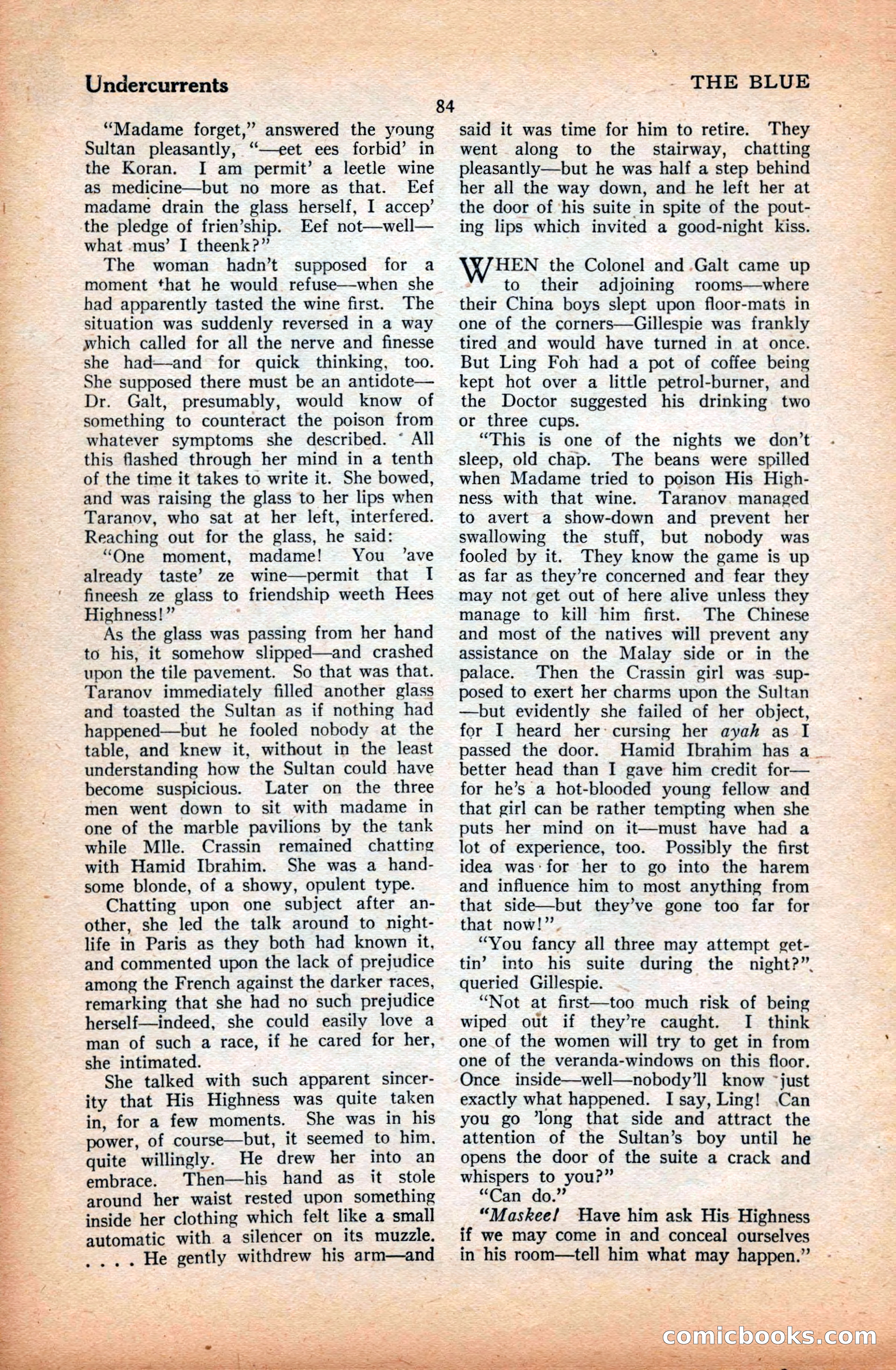 The Illustrated Blue Book Magazine, March 1928 — page 86 of 204