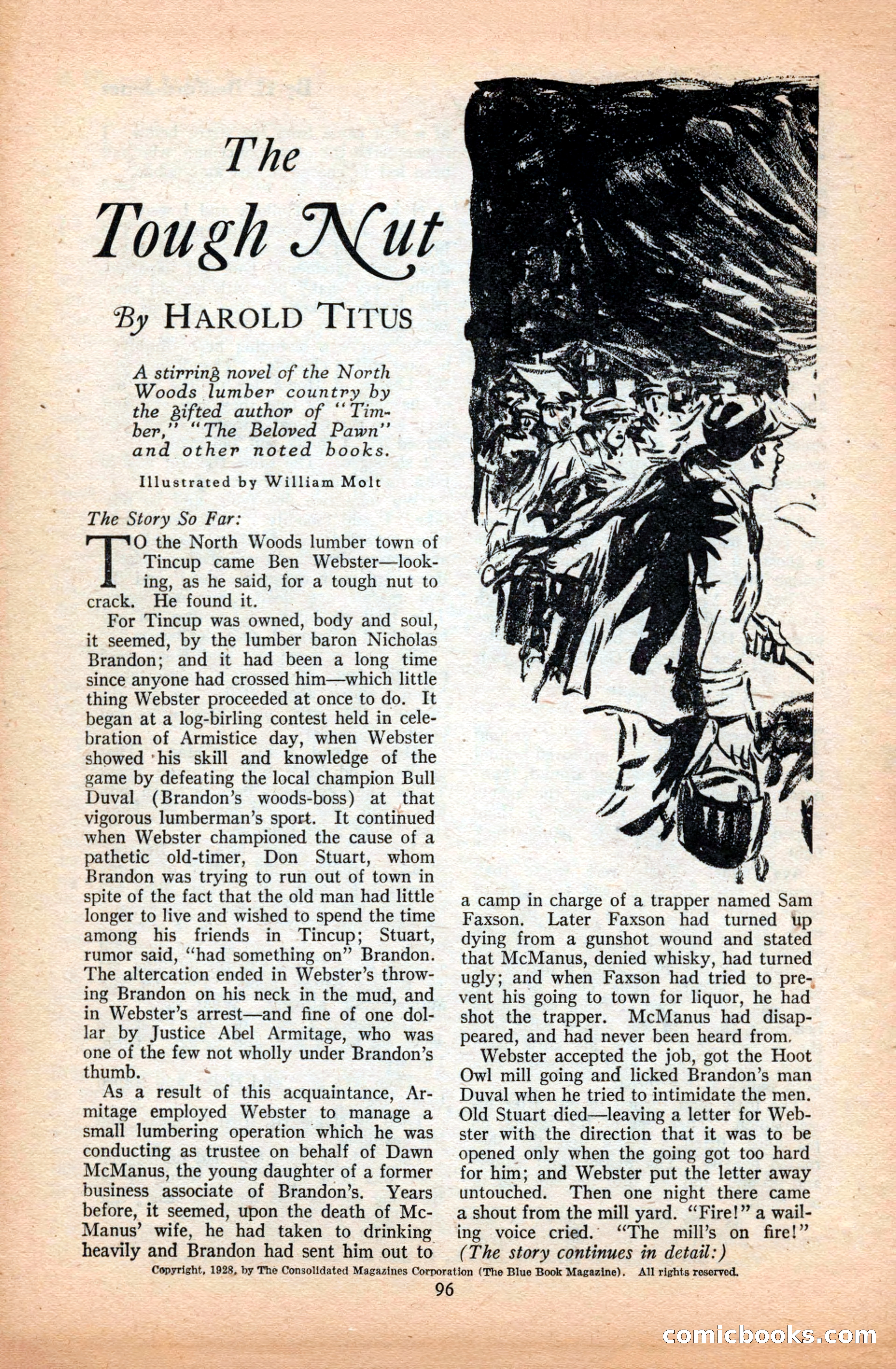 The Illustrated Blue Book Magazine, March 1928 — page 98 of 204