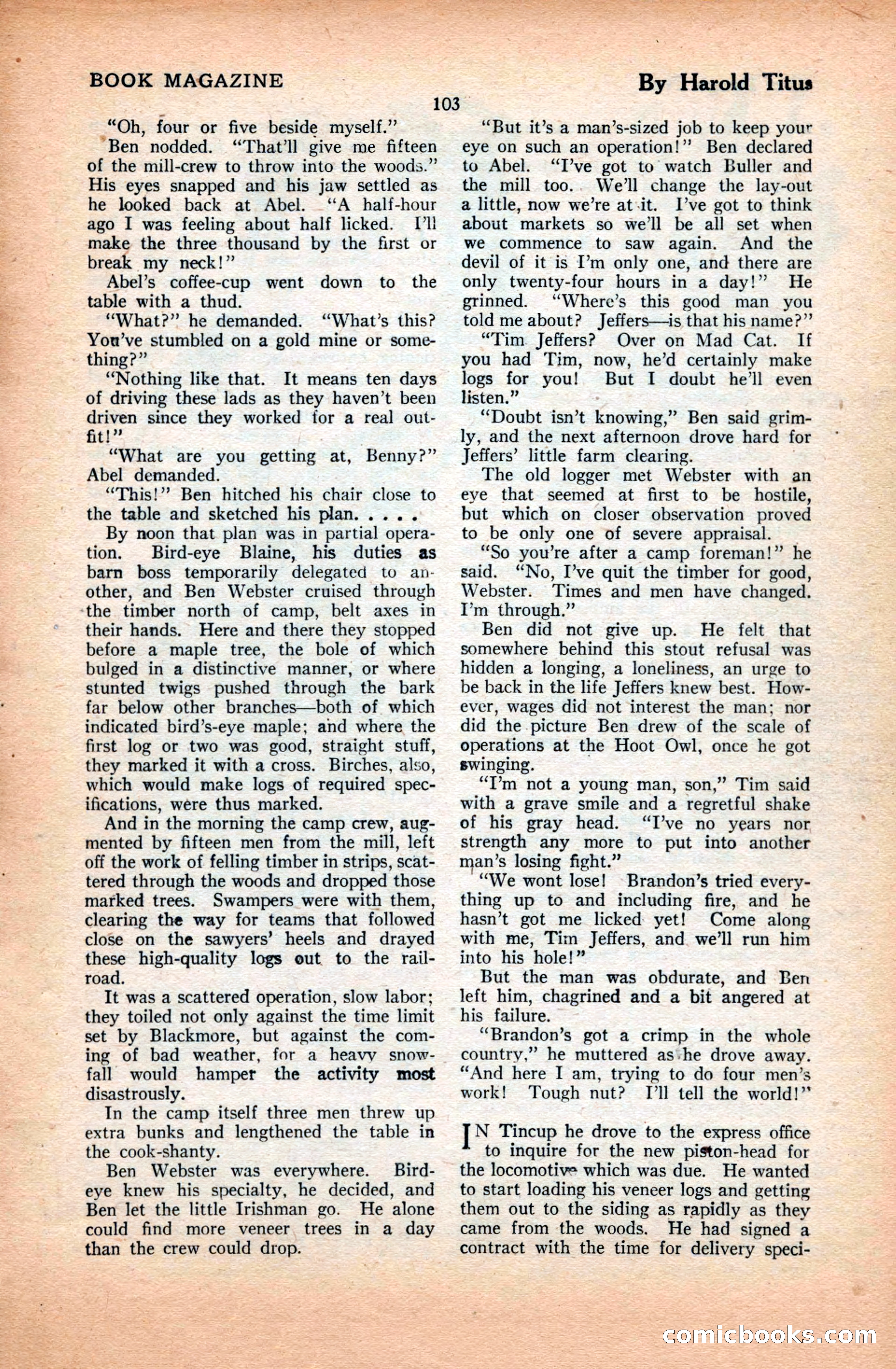 The Illustrated Blue Book Magazine, March 1928 — page 105 of 204