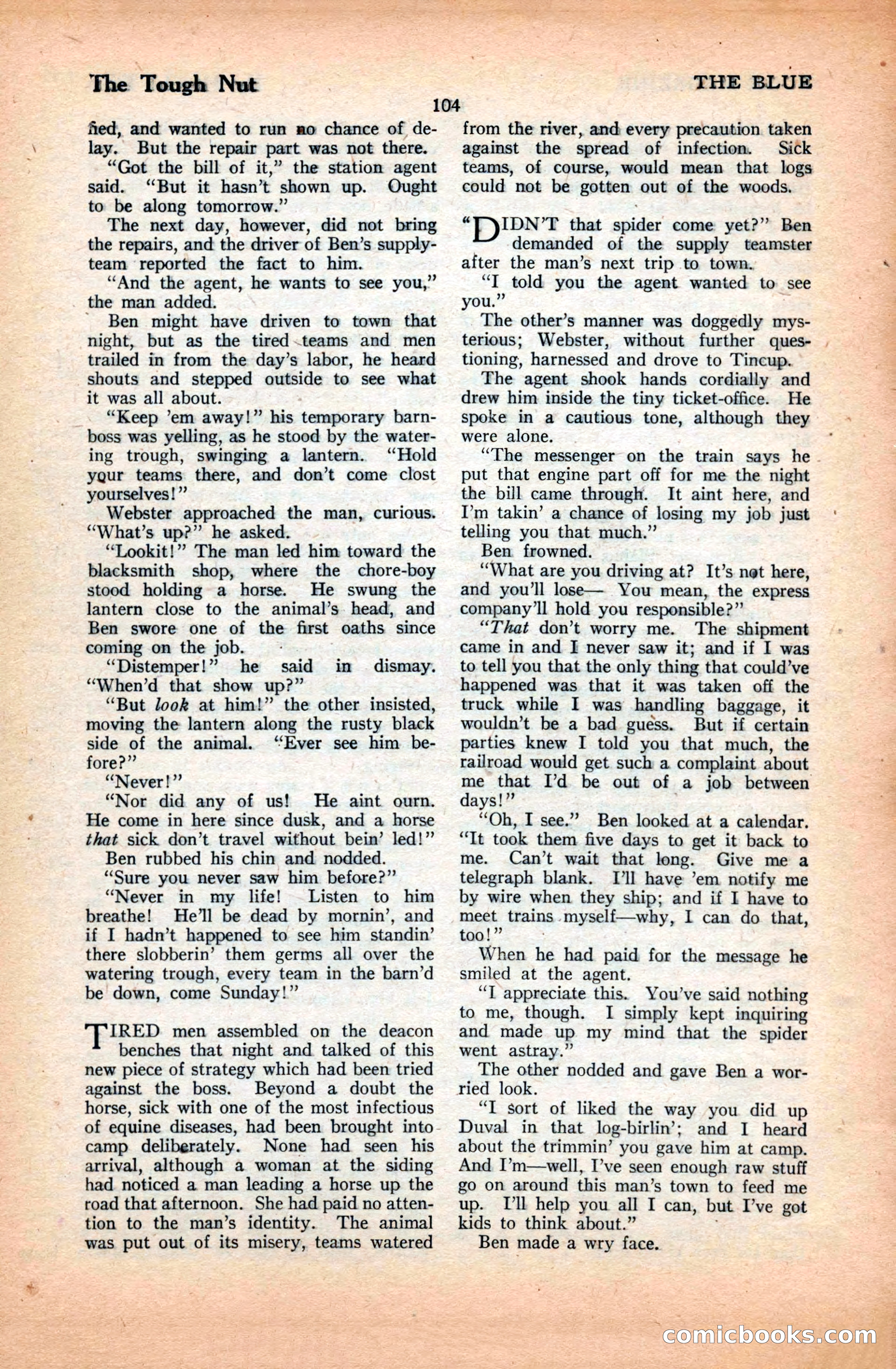 The Illustrated Blue Book Magazine, March 1928 — page 106 of 204