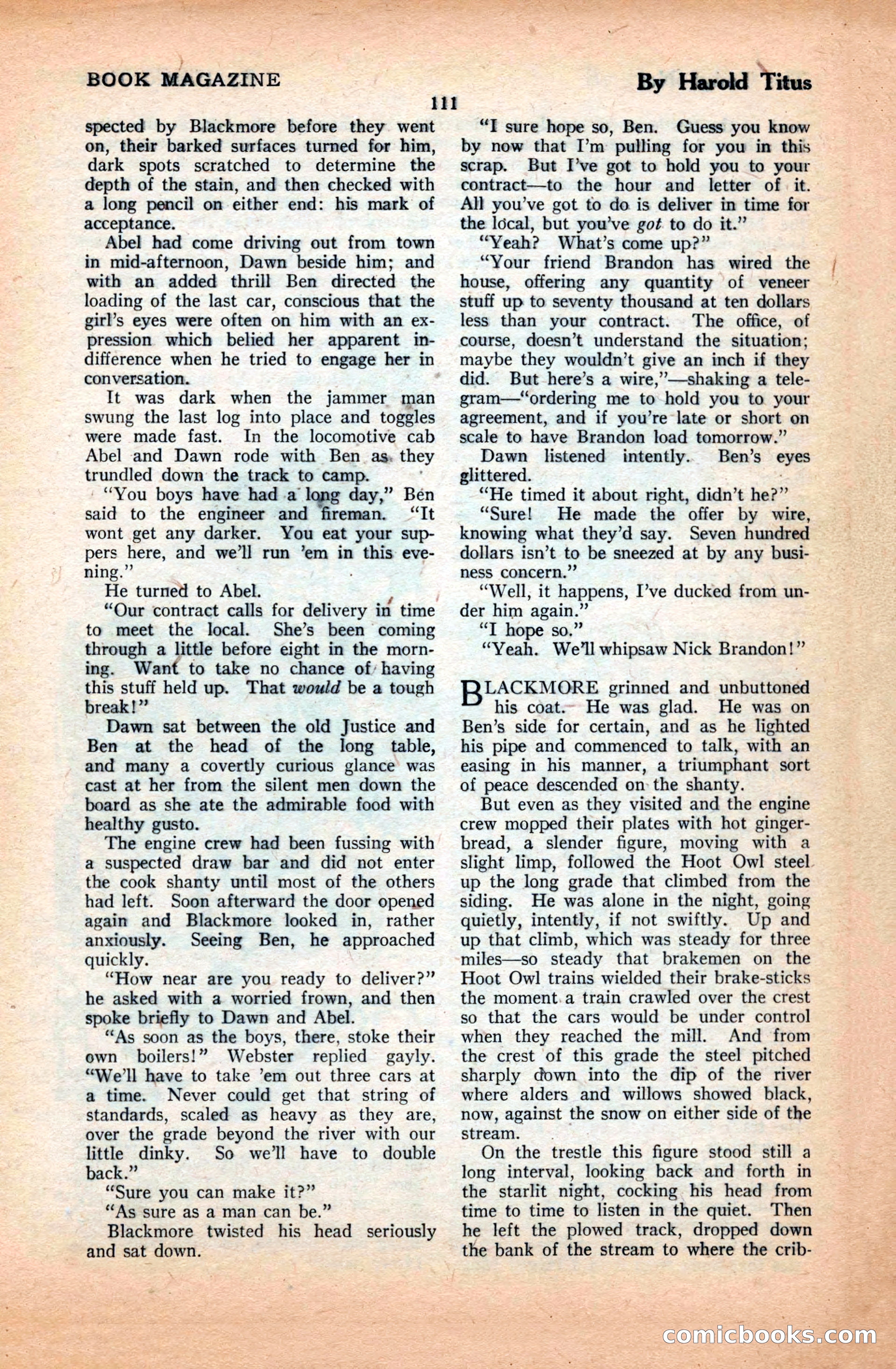 The Illustrated Blue Book Magazine, March 1928 — page 113 of 204