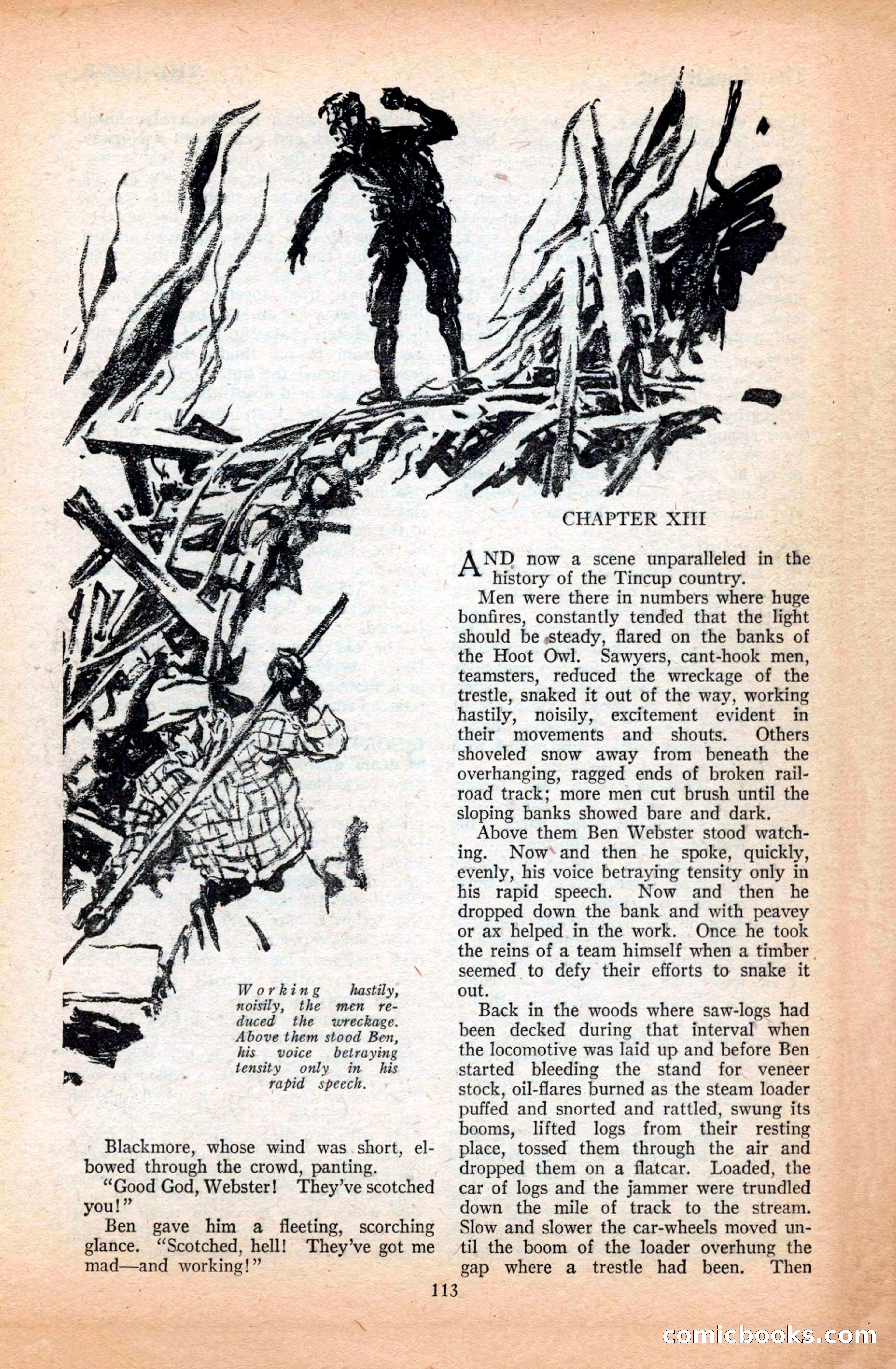 The Illustrated Blue Book Magazine, March 1928 — page 115 of 204