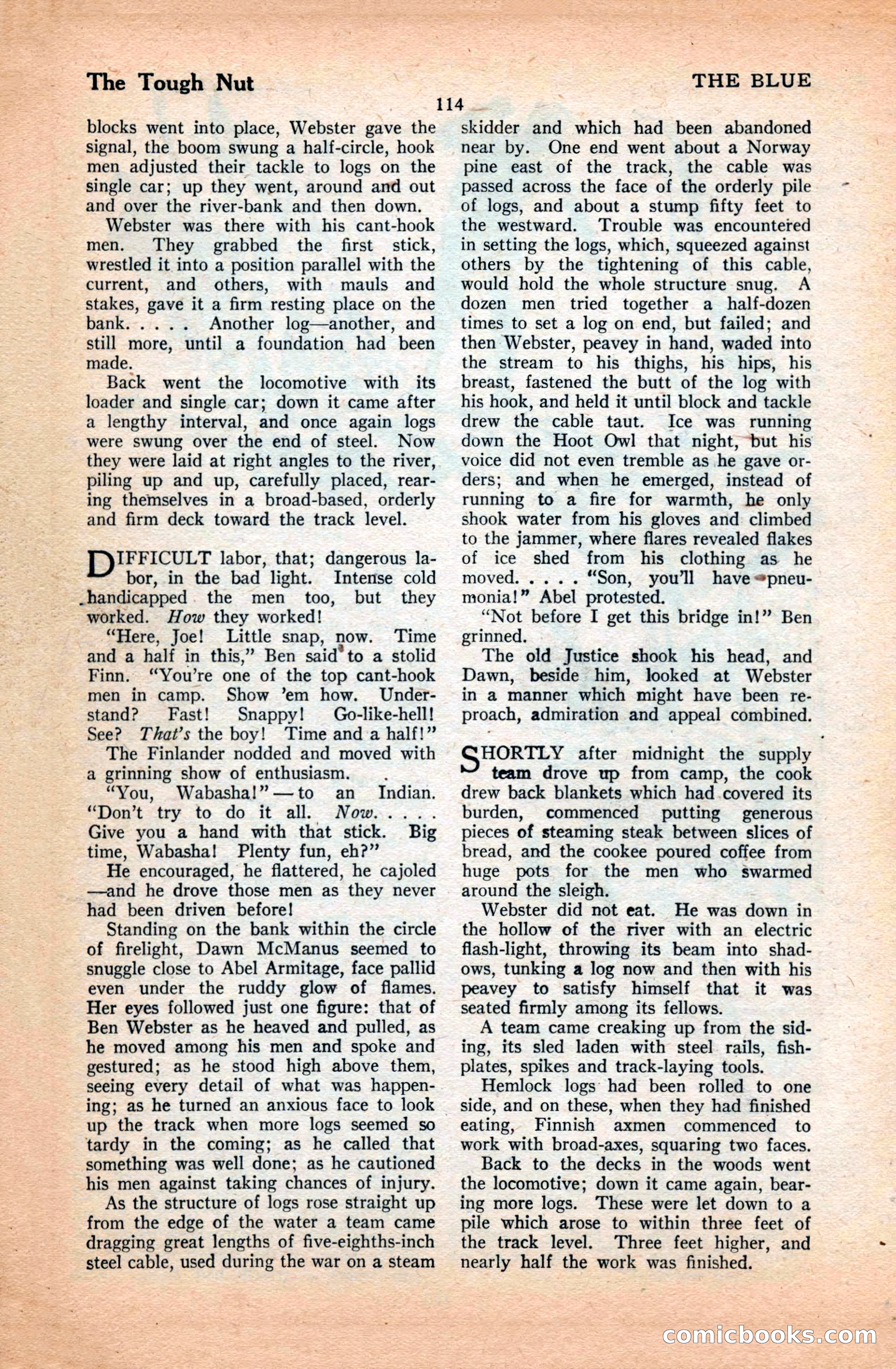 The Illustrated Blue Book Magazine, March 1928 — page 116 of 204