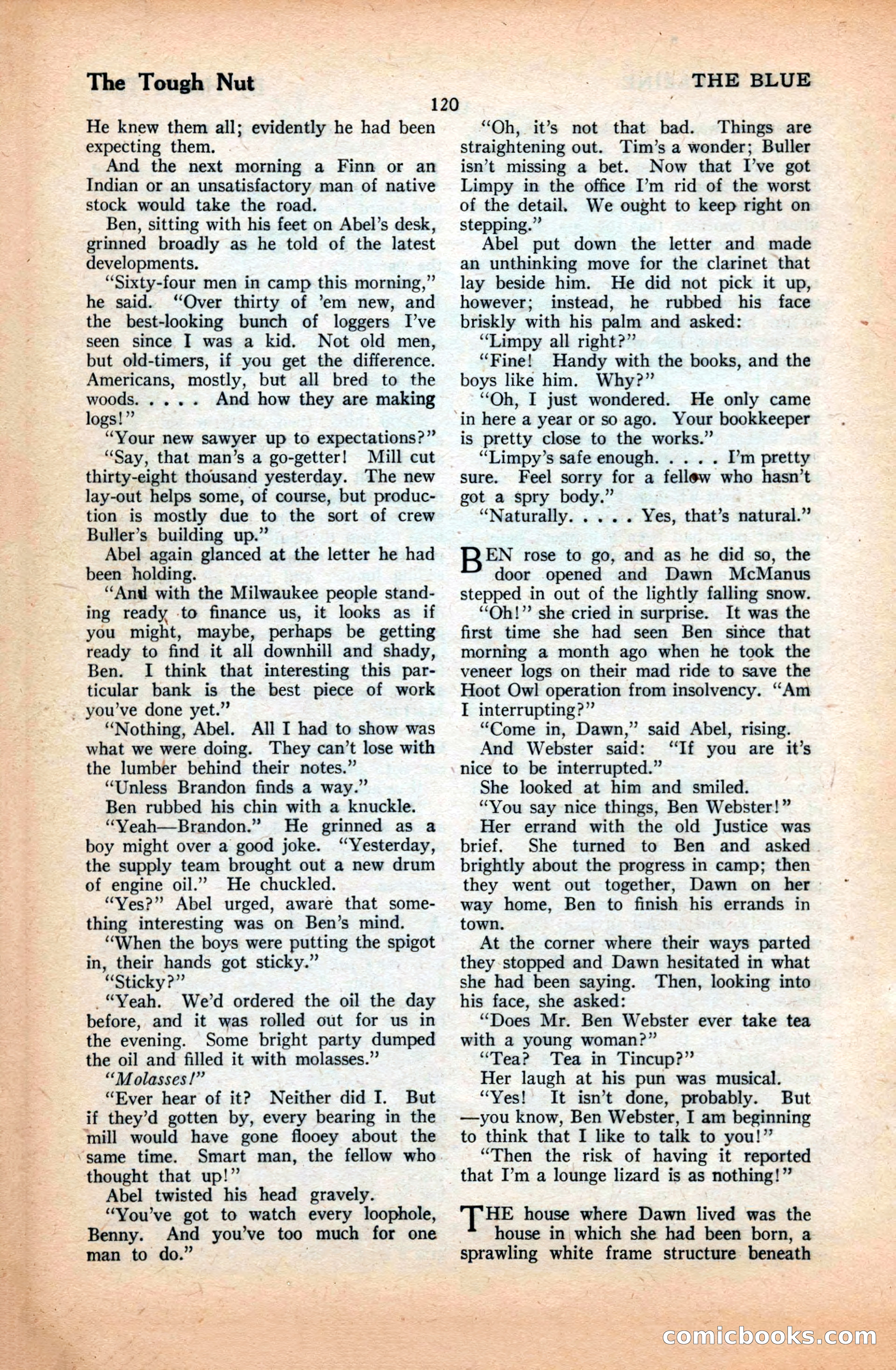 The Illustrated Blue Book Magazine, March 1928 — page 122 of 204