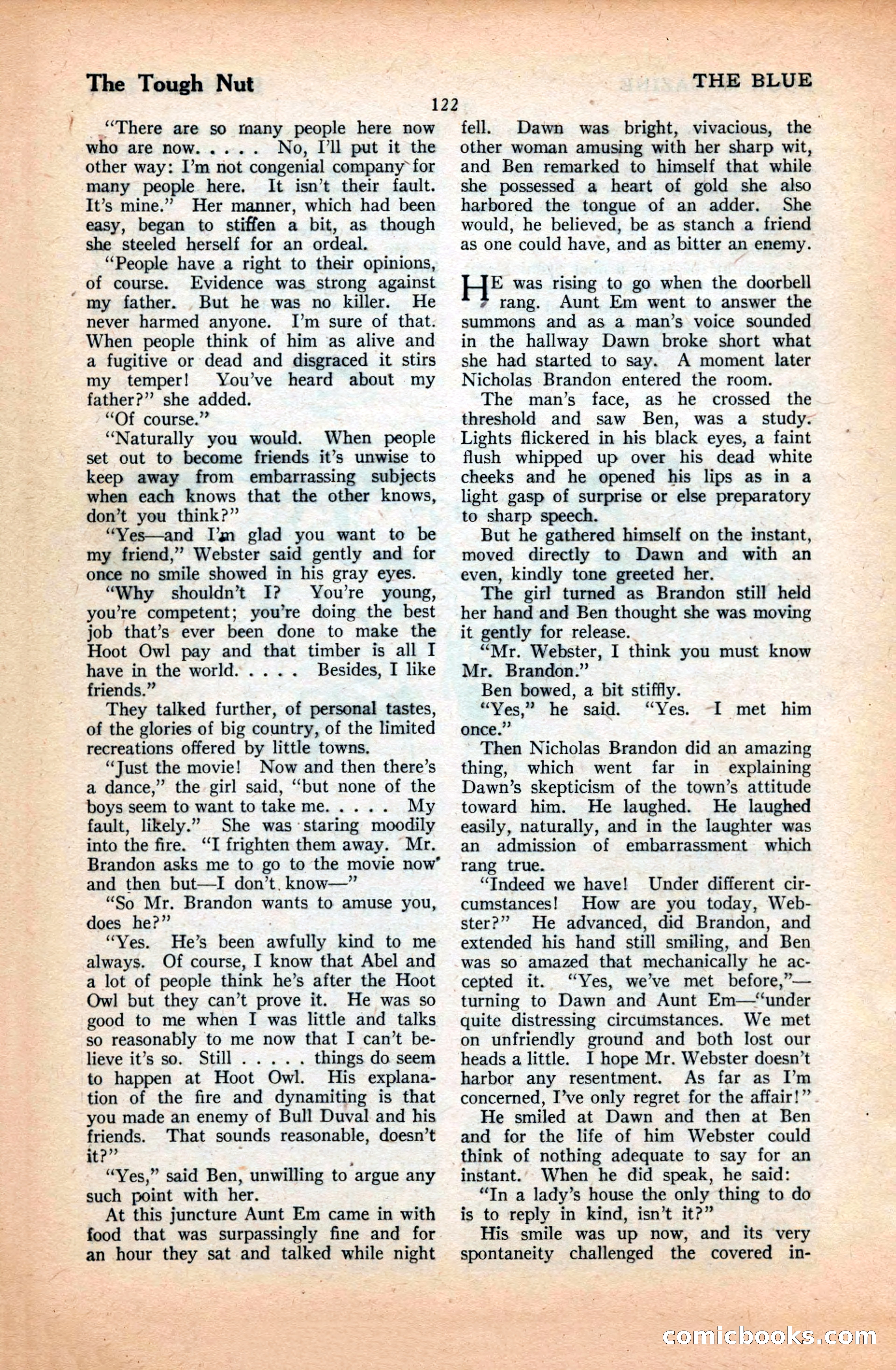 The Illustrated Blue Book Magazine, March 1928 — page 124 of 204