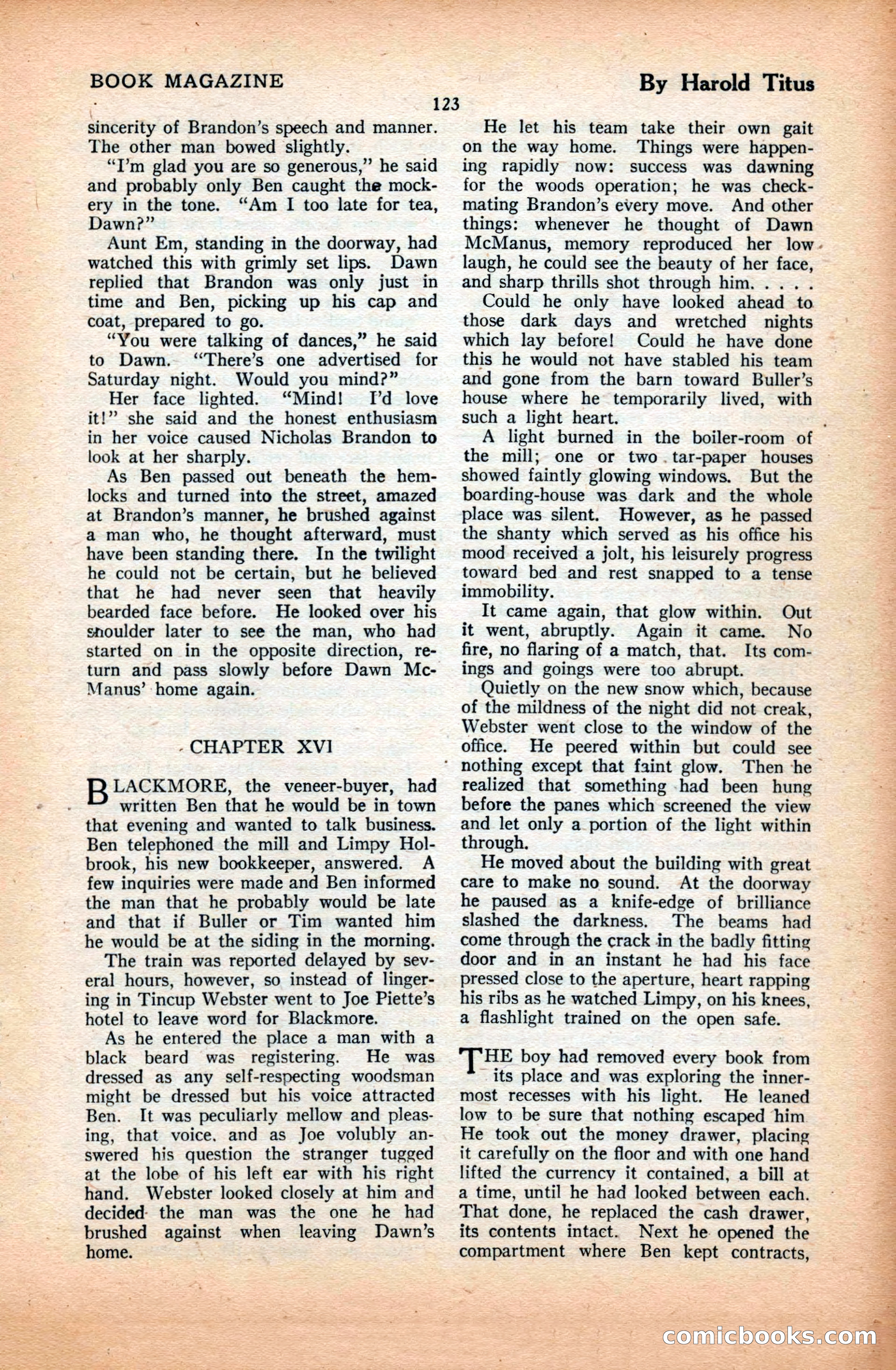 The Illustrated Blue Book Magazine, March 1928 — page 125 of 204