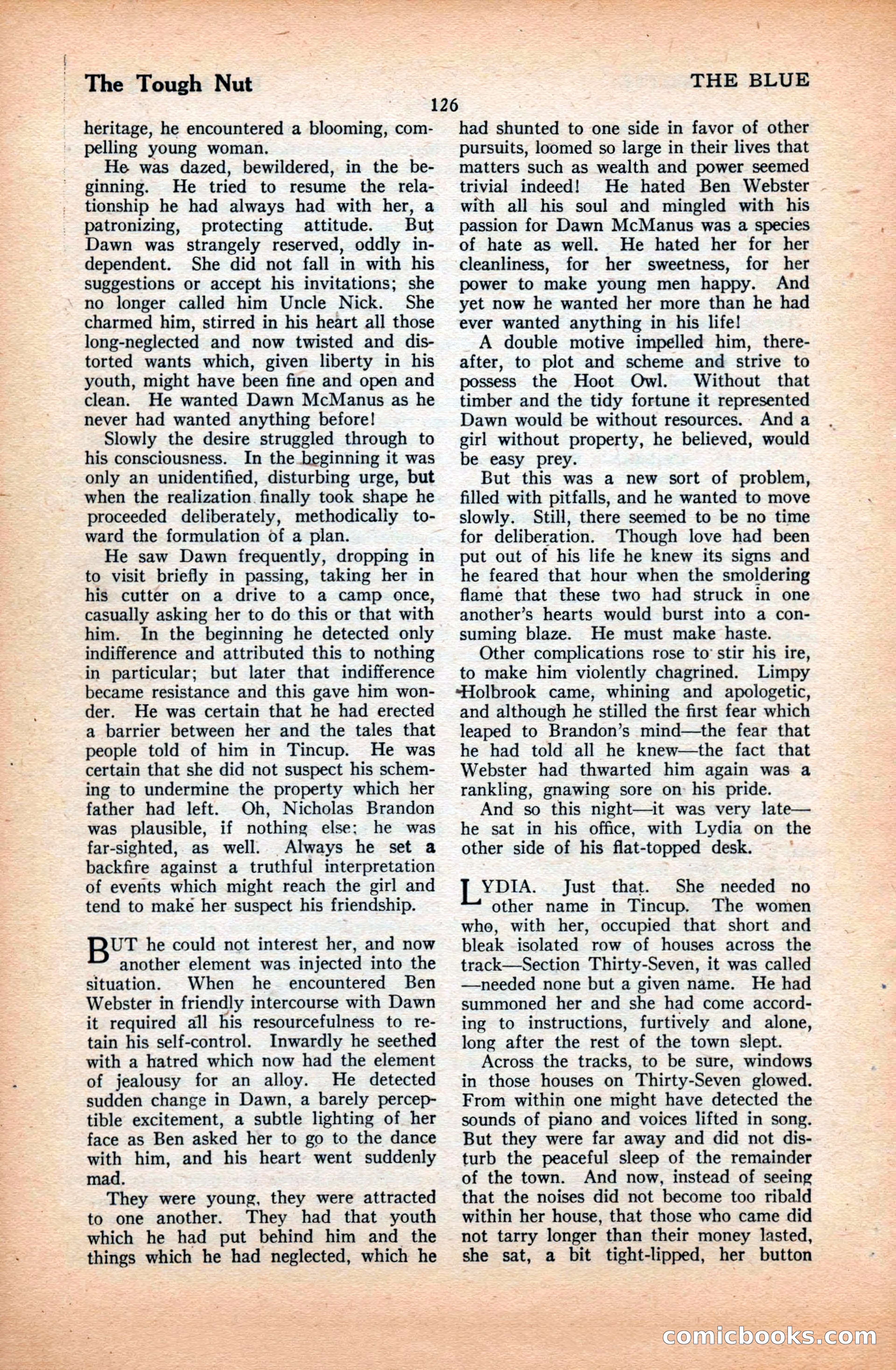 The Illustrated Blue Book Magazine, March 1928 — page 128 of 204