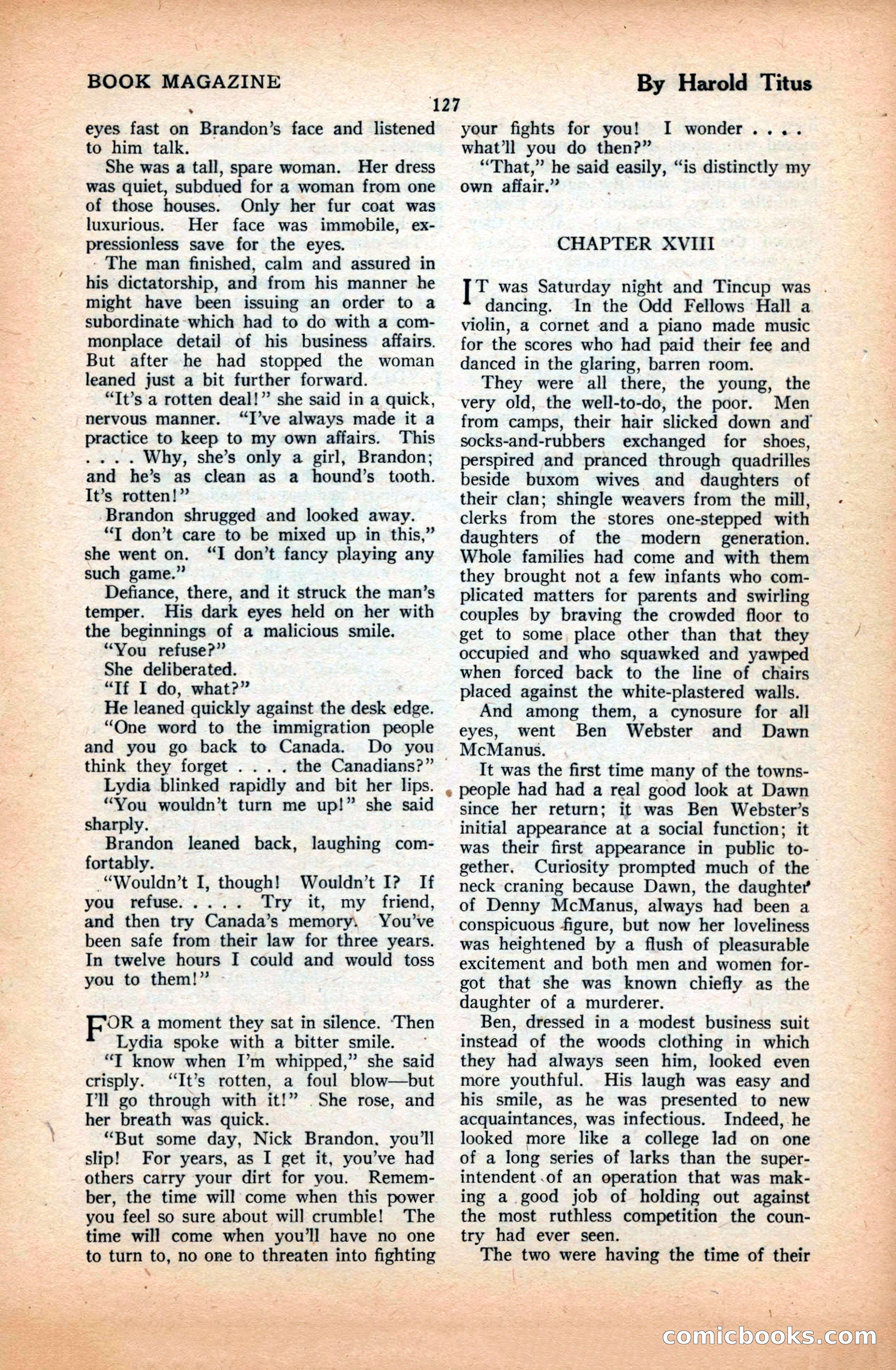 The Illustrated Blue Book Magazine, March 1928 — page 129 of 204
