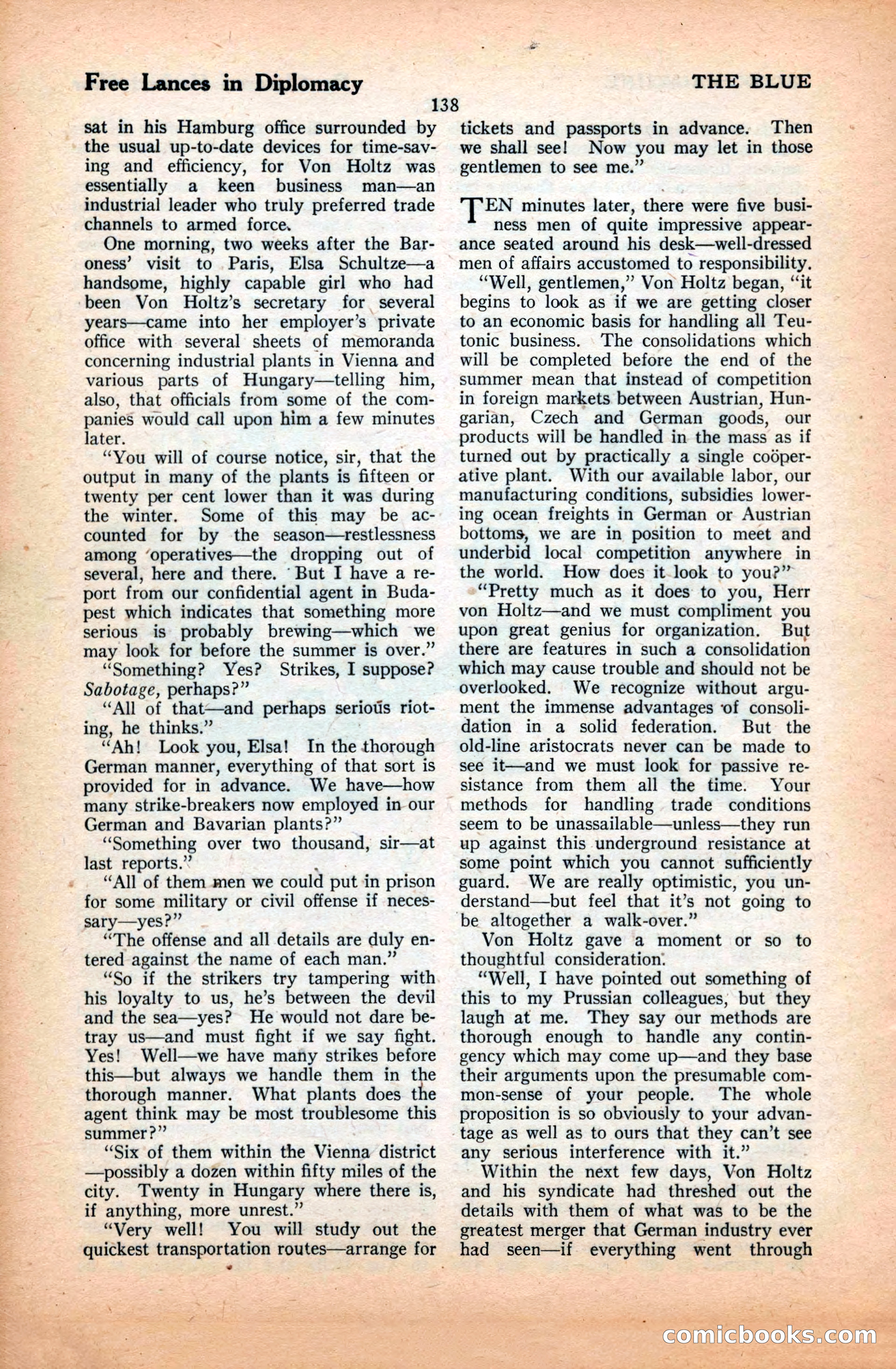 The Illustrated Blue Book Magazine, March 1928 — page 140 of 204