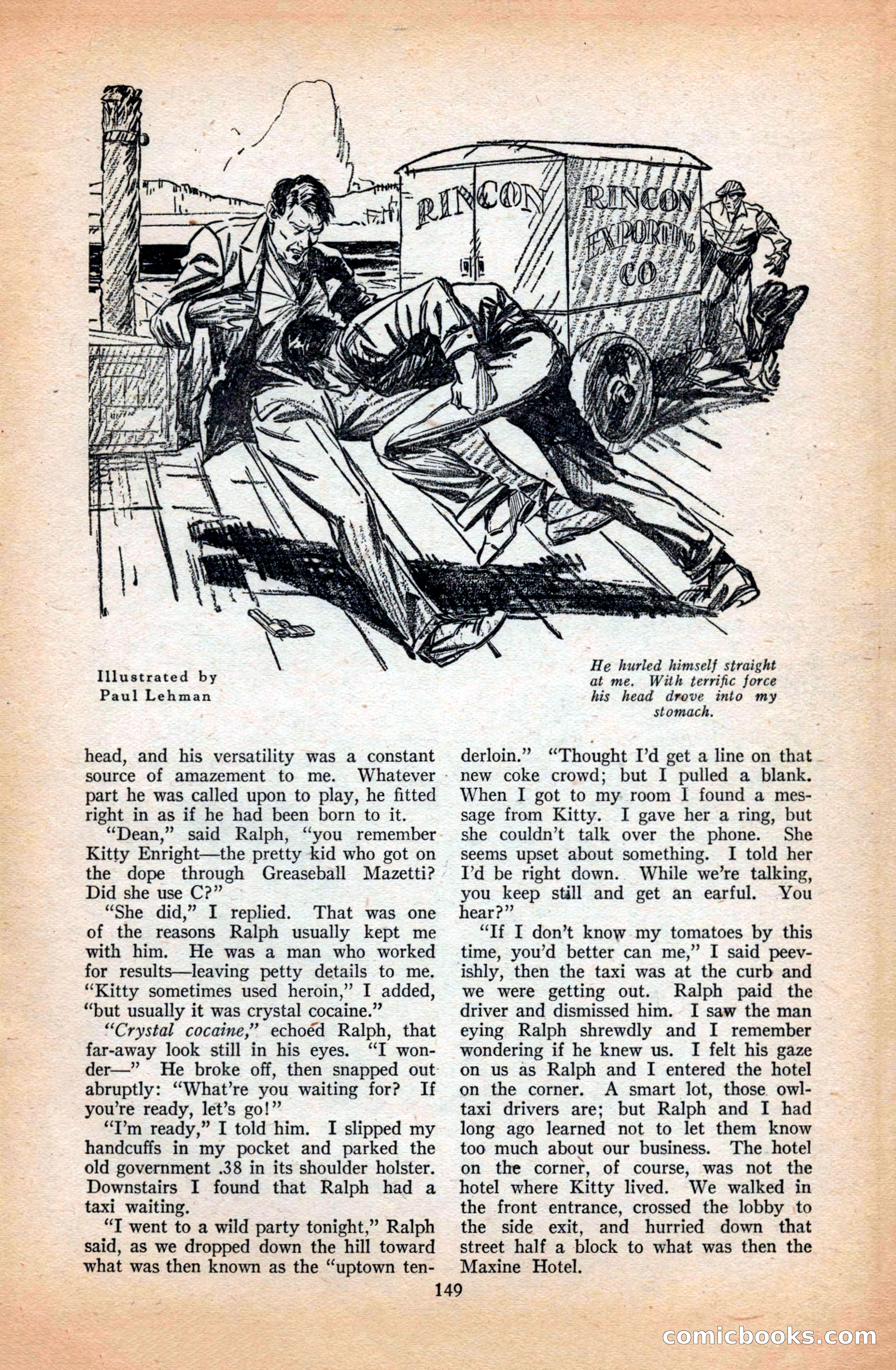 The Illustrated Blue Book Magazine, March 1928 — page 151 of 204