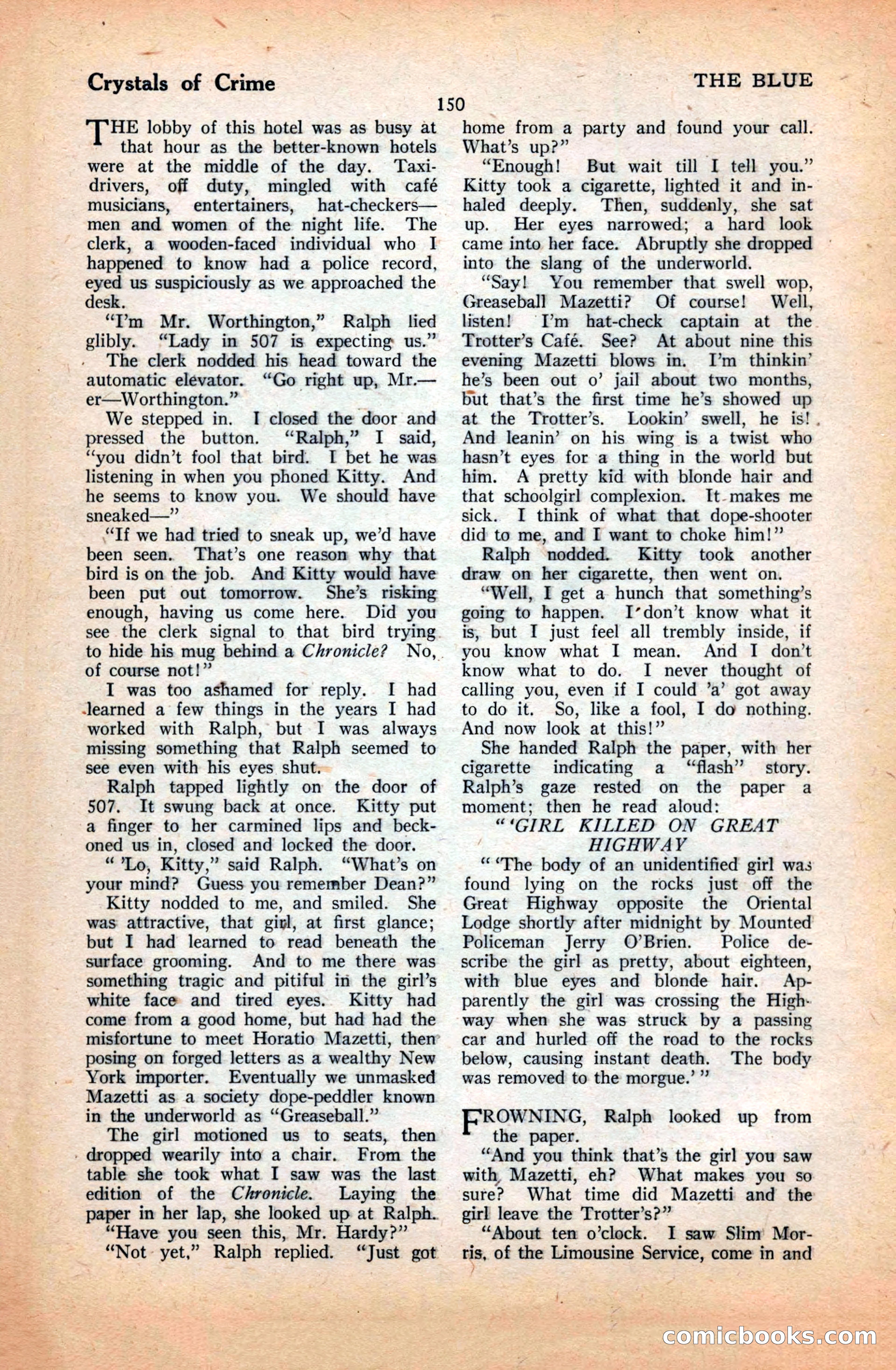 The Illustrated Blue Book Magazine, March 1928 — page 152 of 204